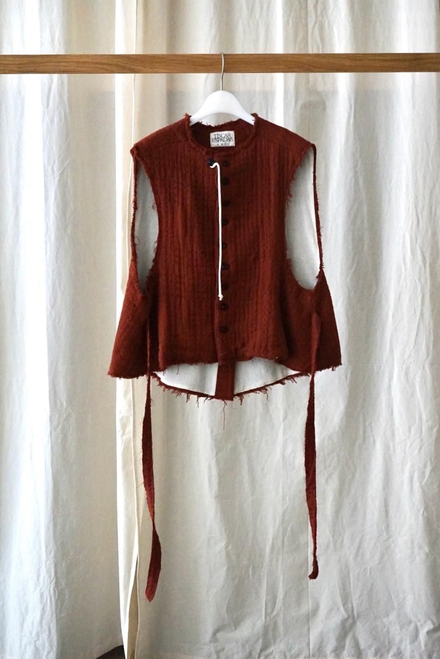 Tiscar Espadas / ティスカーエスパダス / MID RED VEST【Nid