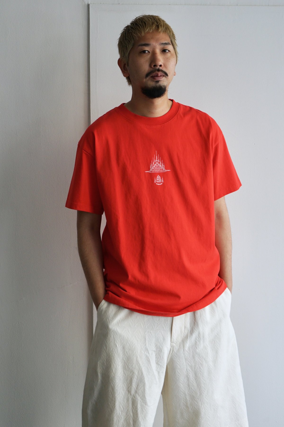 MERELY MADE / YANTRA ARTWORK T-SHIRT / RED