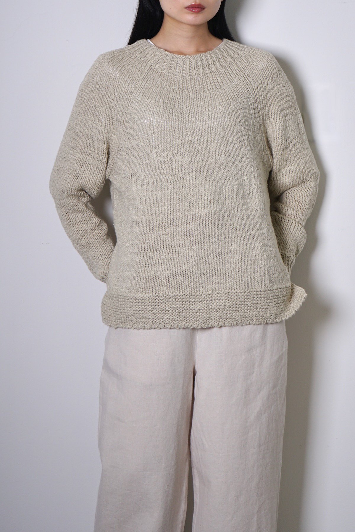 COSMIC WONDER / Garabou summer sweater / Light beige