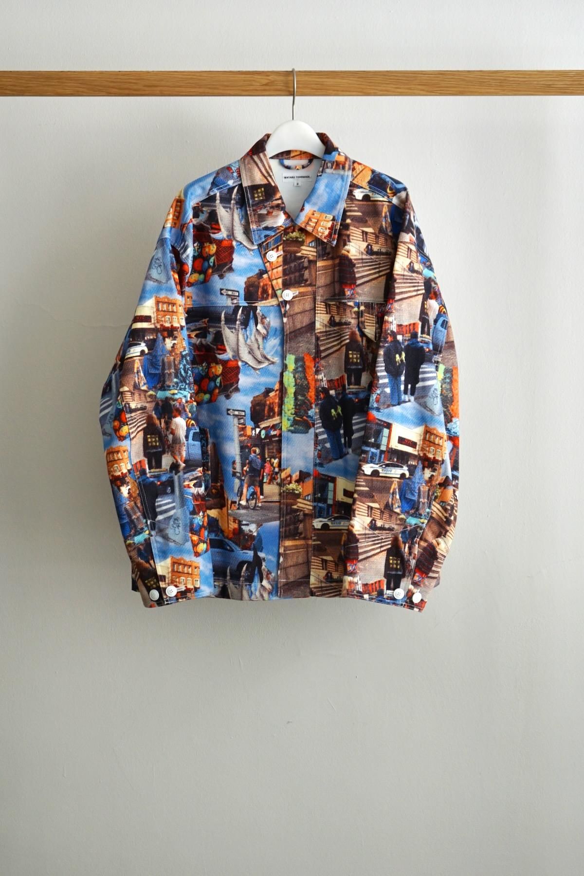 WATARU TOMINAGA / ワタル トミナガ / Printed Twill Jacket / NY Street【Nid ONLINE  STORE】