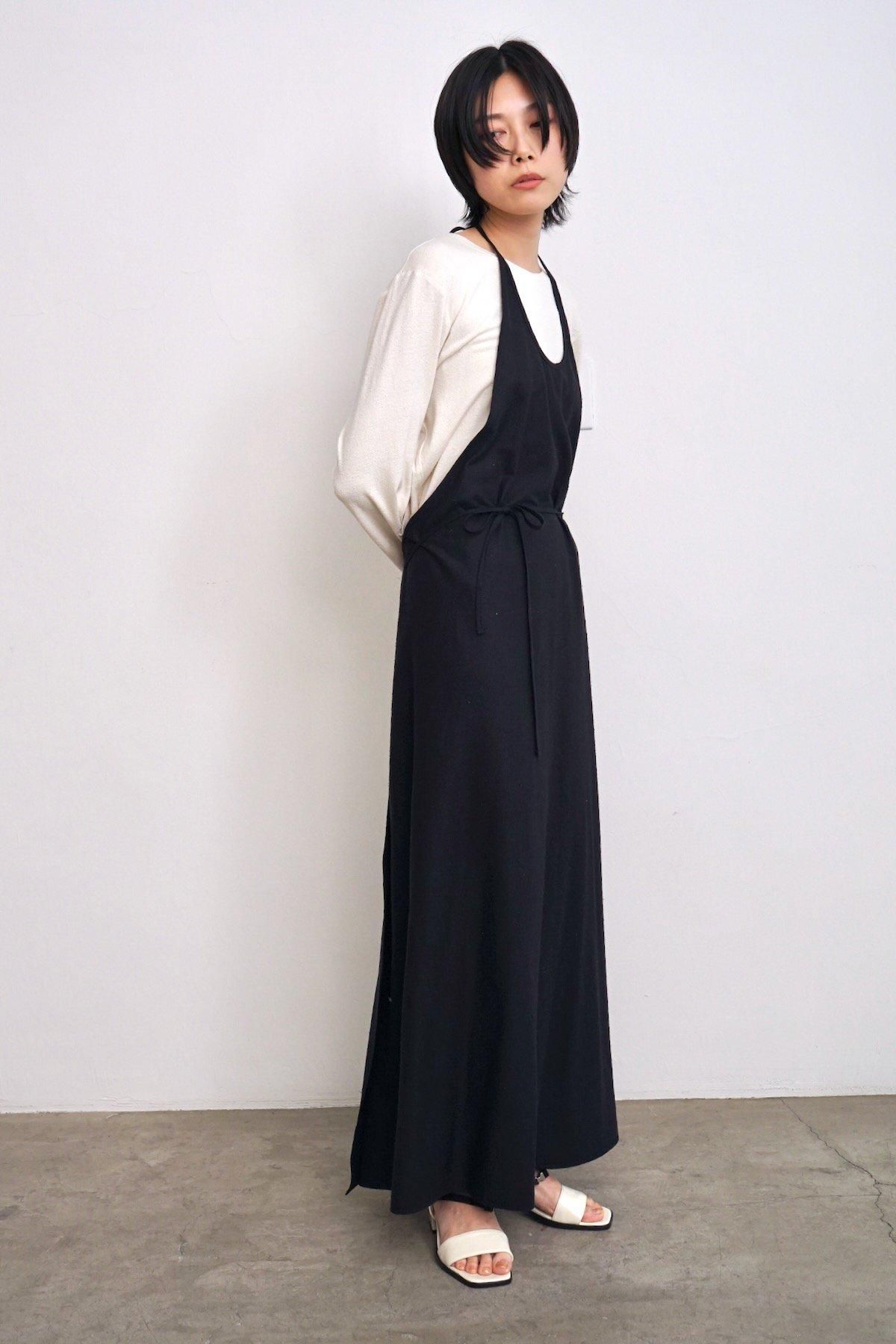 BASERANGE/ベースレンジ】CORE APRON DRESS：ワンピース
