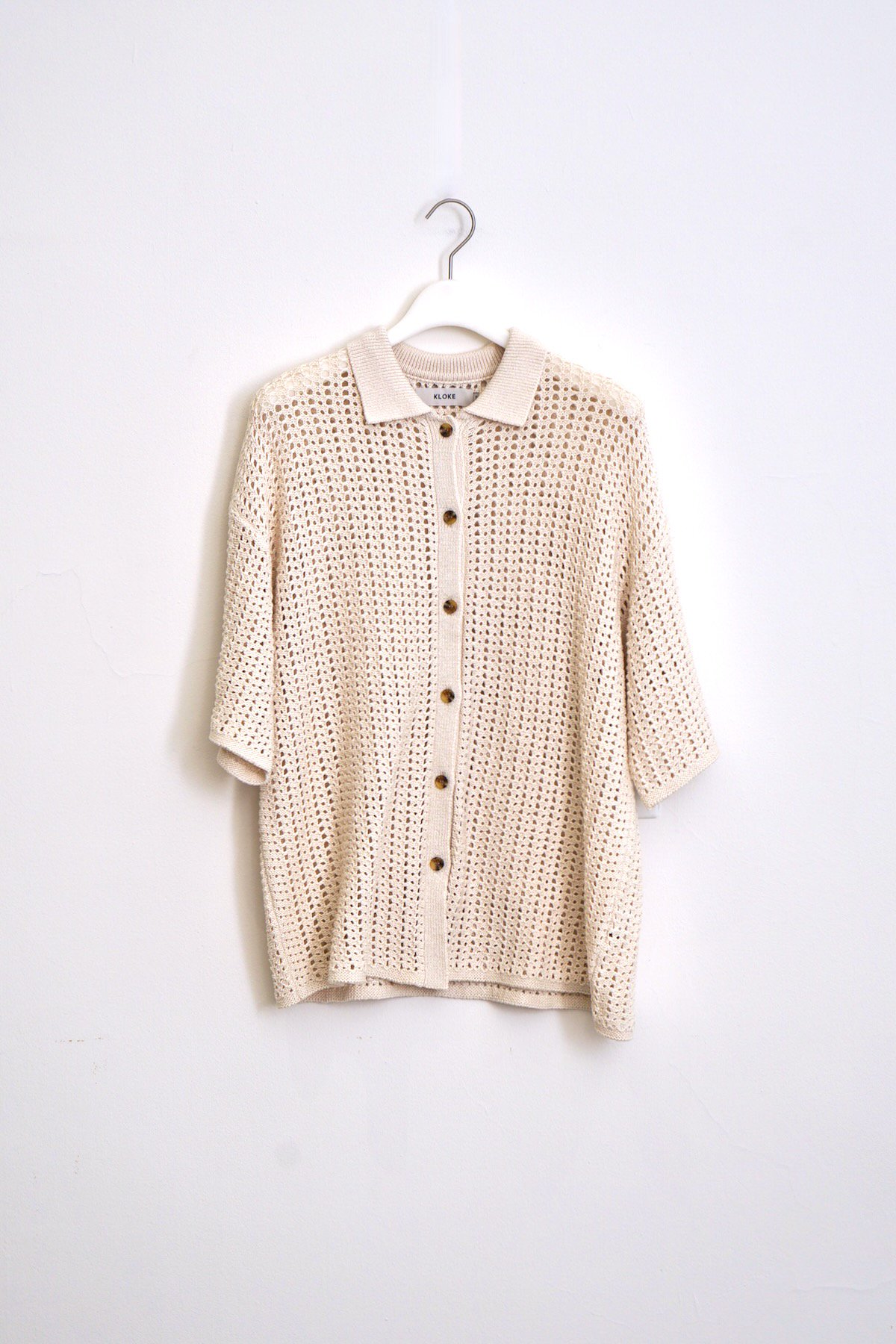 KLOKE / Shallows Knit Shirt / Ecru