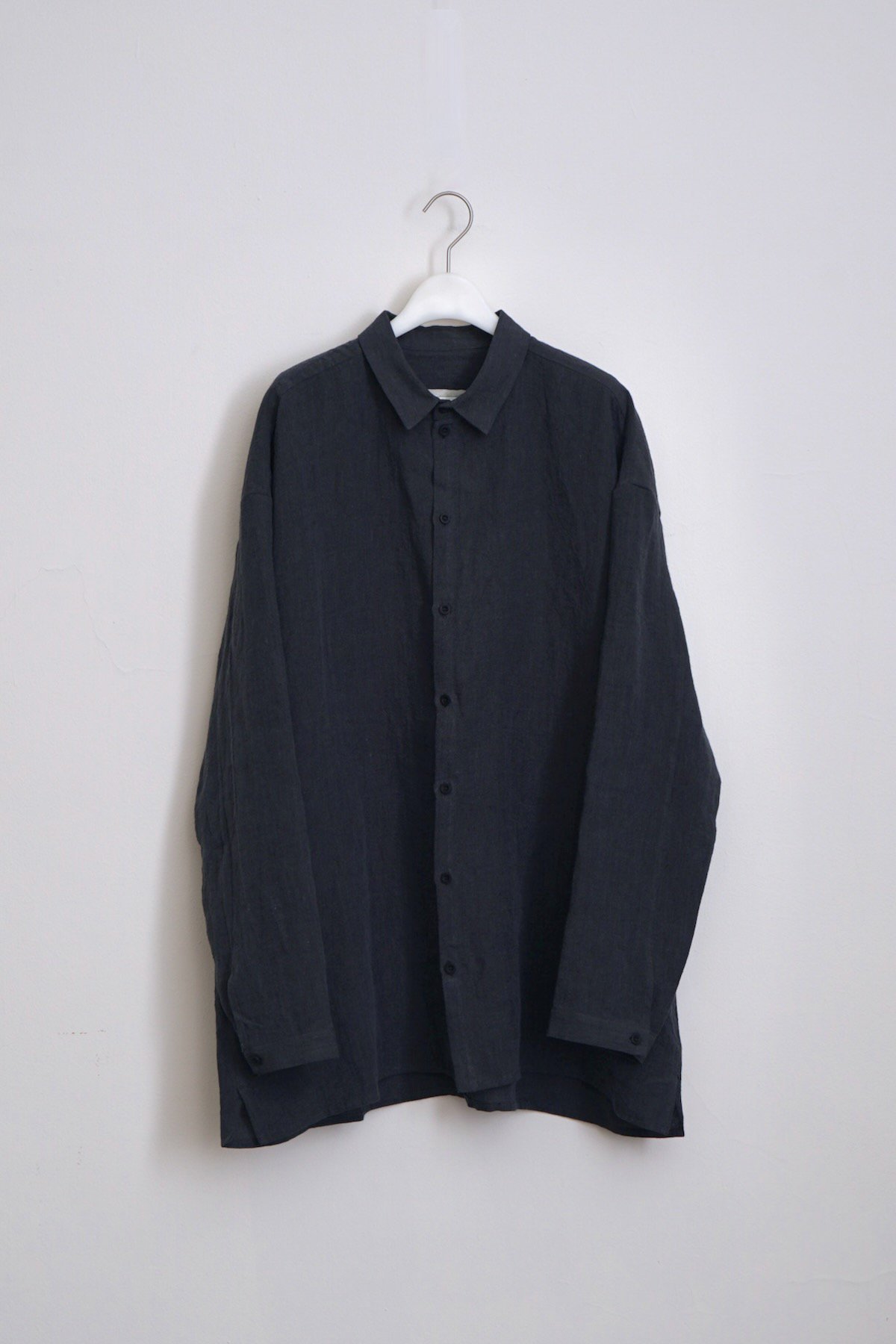 toogood / THE DRAUGHTSMAN SHIRT / LAUNDERED LINEN PEWTER