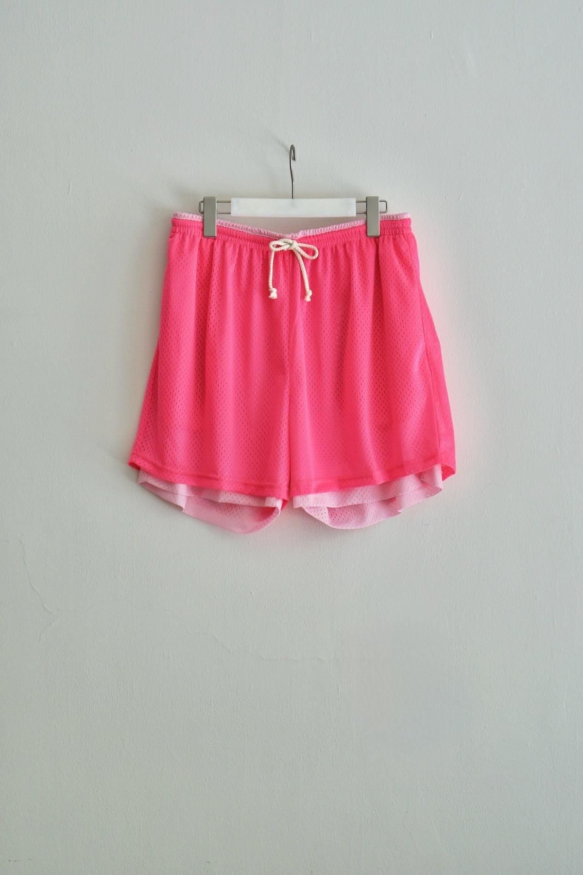 s.k. manor hill / Reversible Ball Short / Pink and Fuchsia Mesh PES