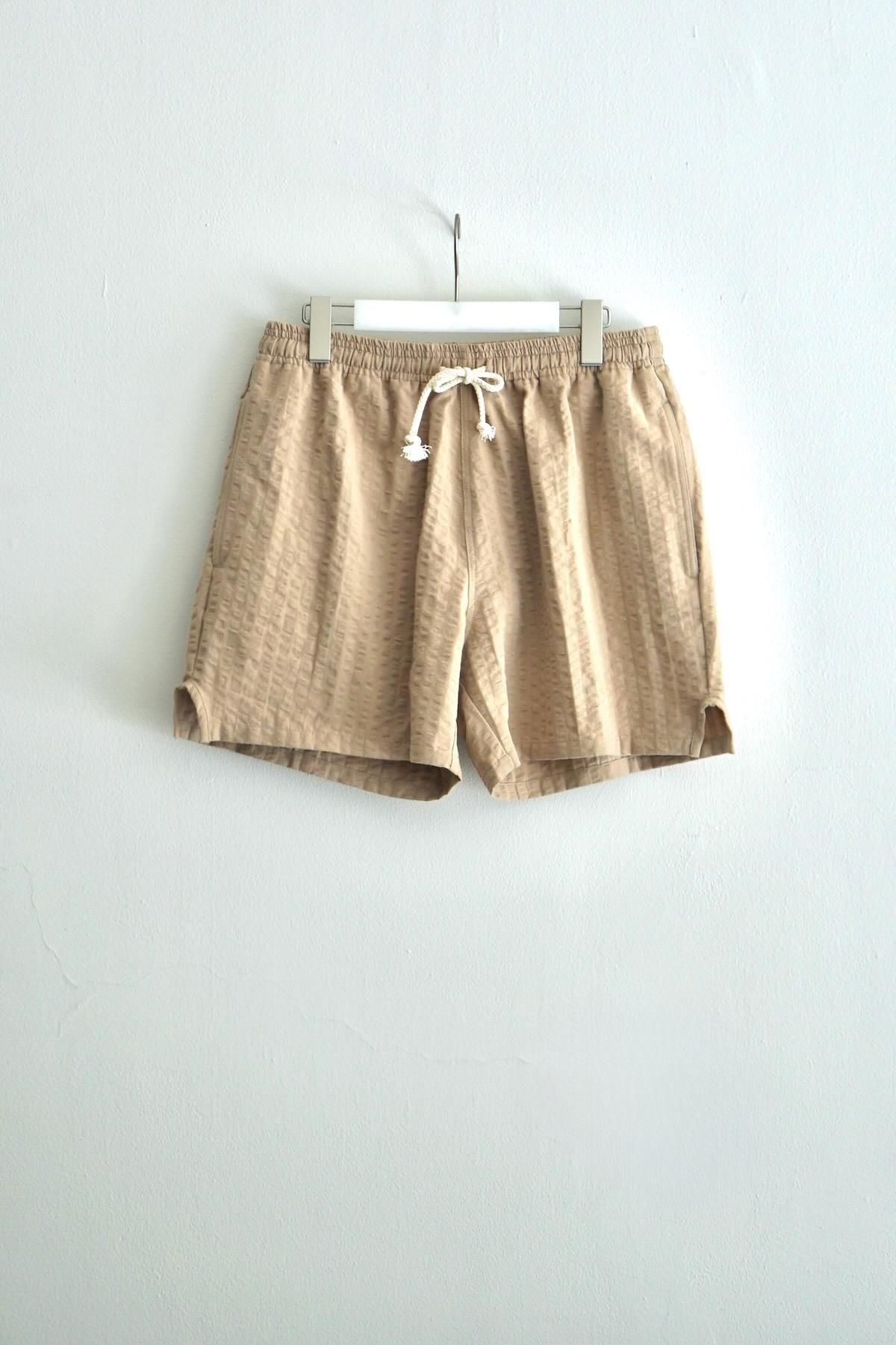 s.k. manor hill / MT Short / Tan Puckered Cotton