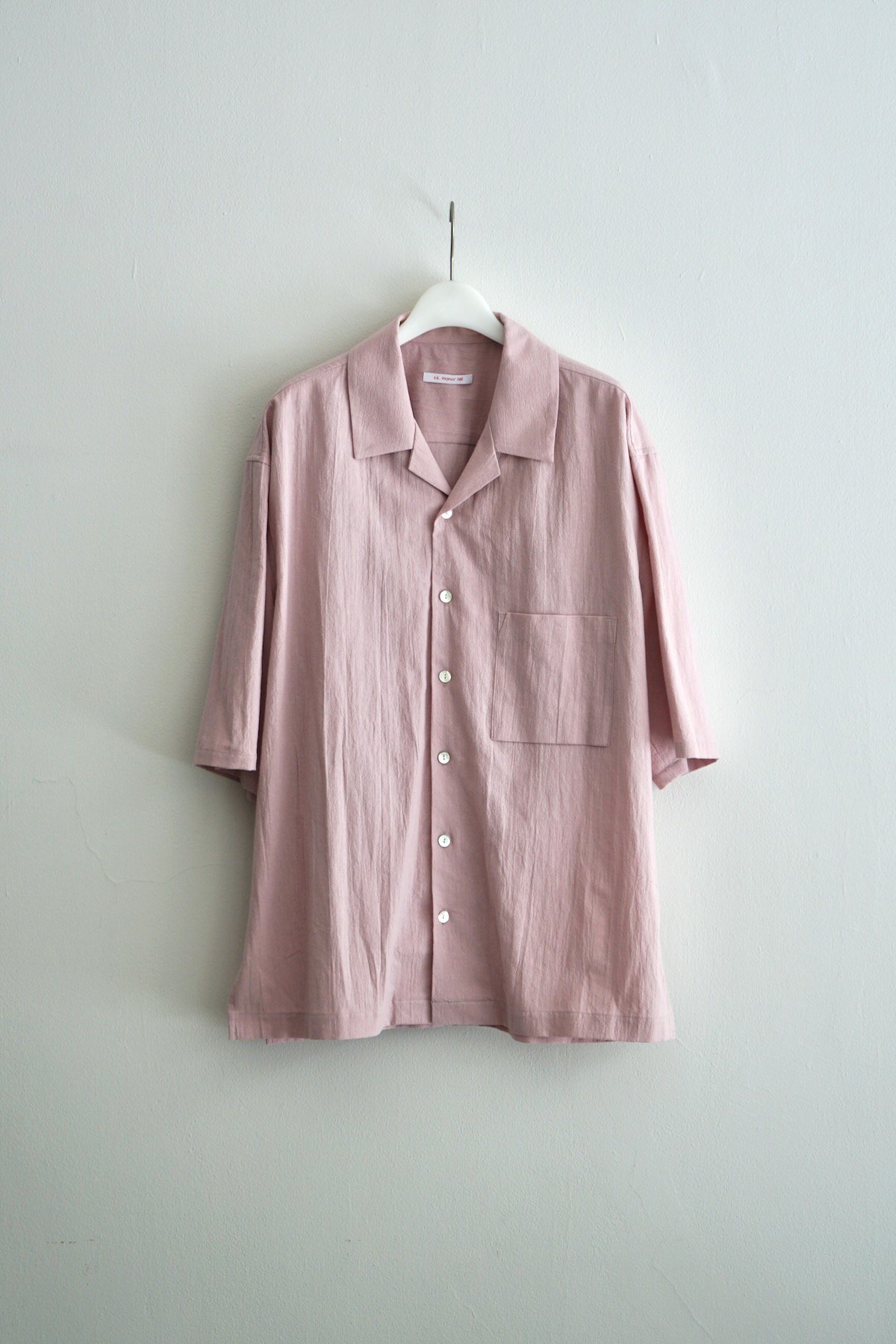 s.k. manor hill / Aloha Shirt / Rose Cotton Linen