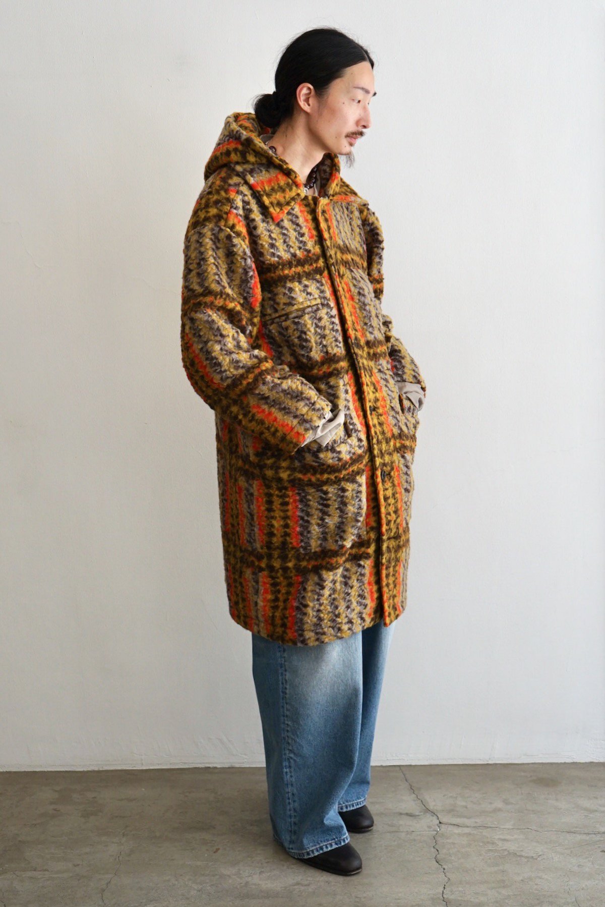 HENRIK VIBSKOV / Blackout Coat / Multi Colored Checks