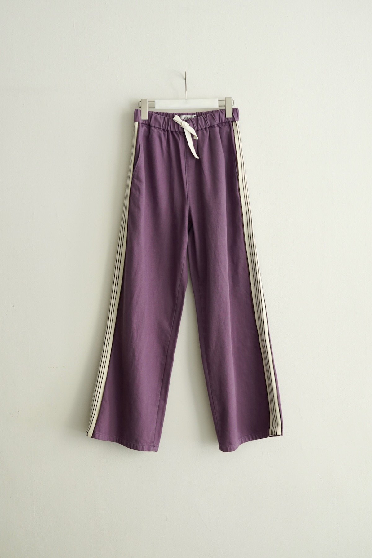 KLOKE  / Tribute Side Trim Pant / Purple