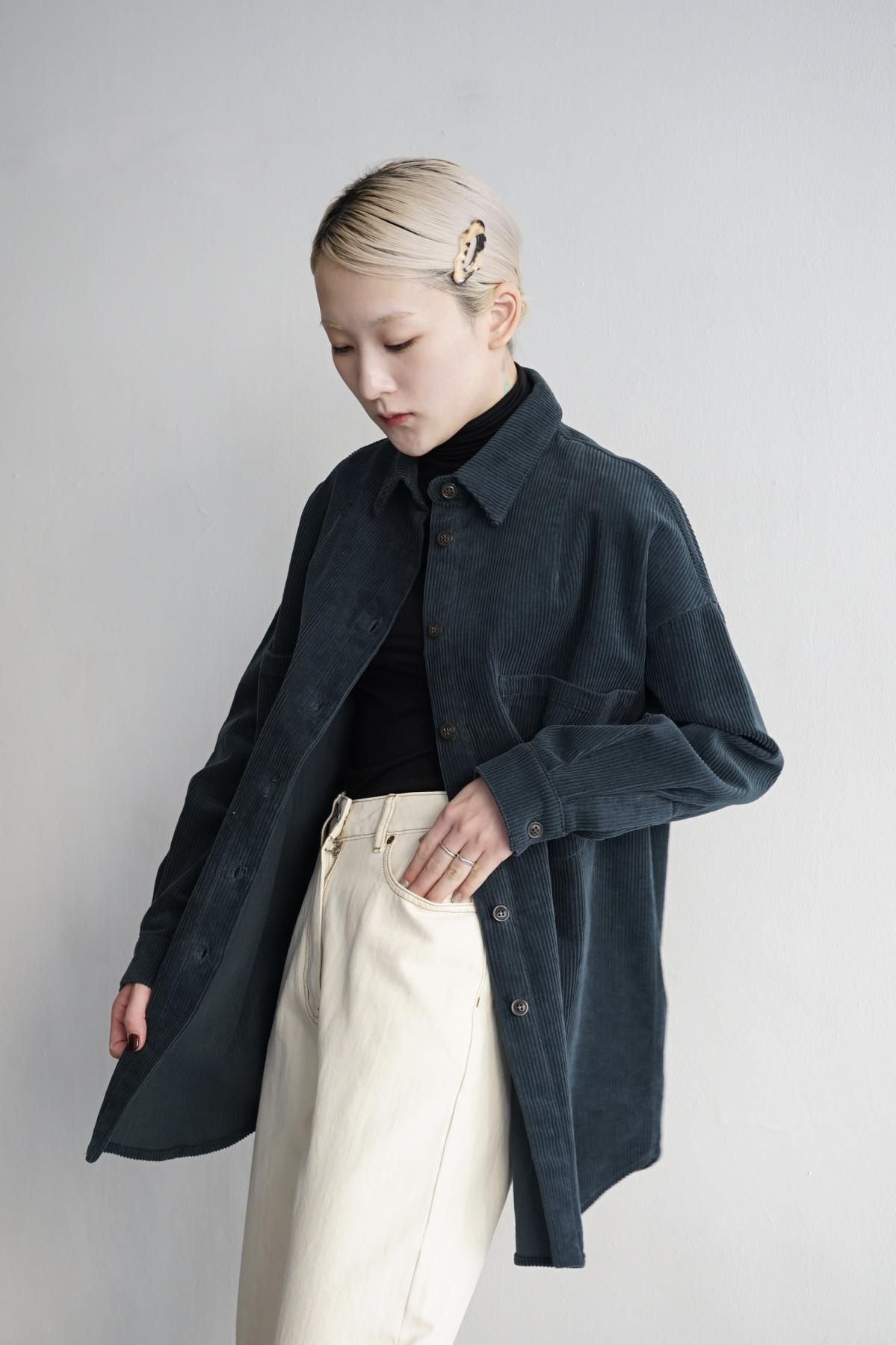 KLOKE / Proclaim Cord Shirt / Petrol Blue