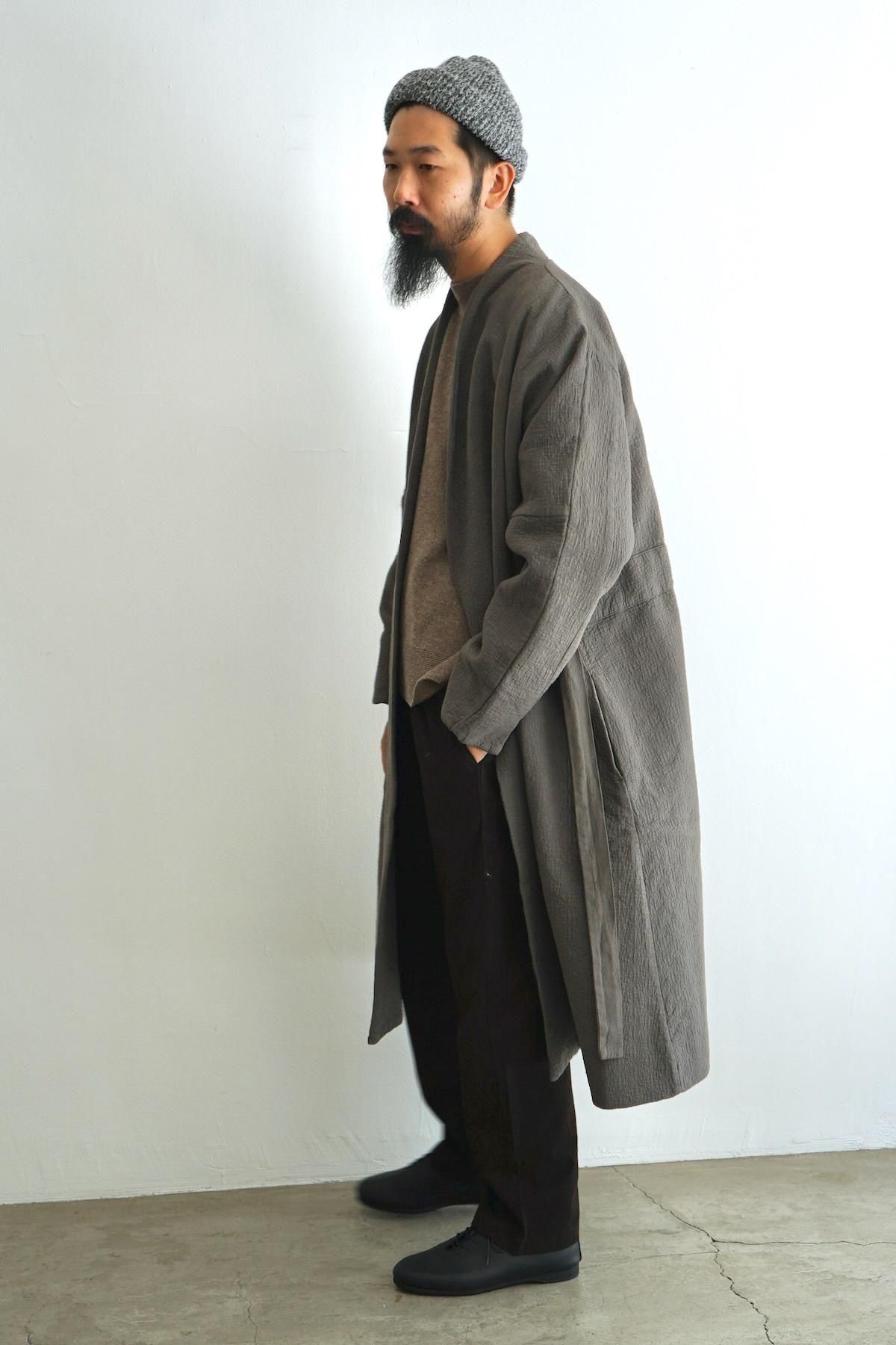 COSMIC WONDER / Flower of life sashiko folk haori  / Ancient soot