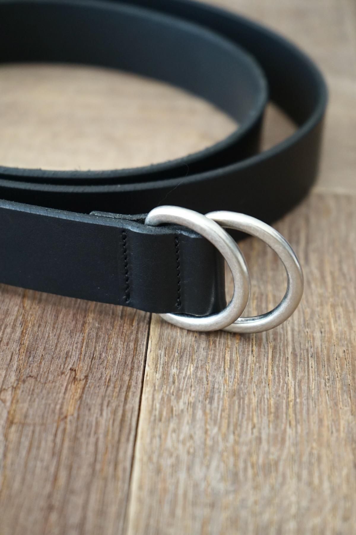 YOKO SAKAMOTO ヨーコサカモト Ring Belt ワイド ブラック YOKO SAKAMOTO 【ヨーコサカモト】RING BELT WIDE | store a