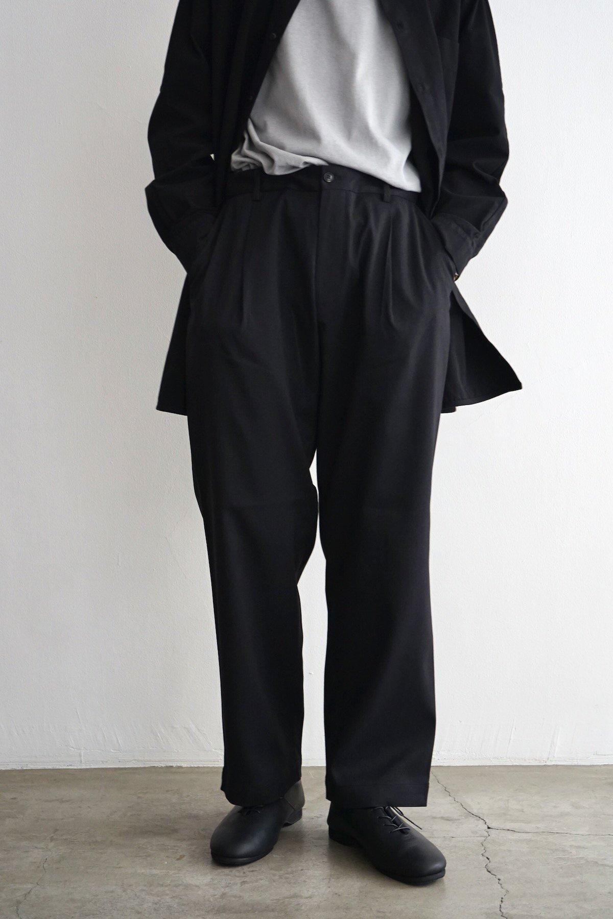 YOKO SAKAMOTO / Suit Straight Trousers / Black