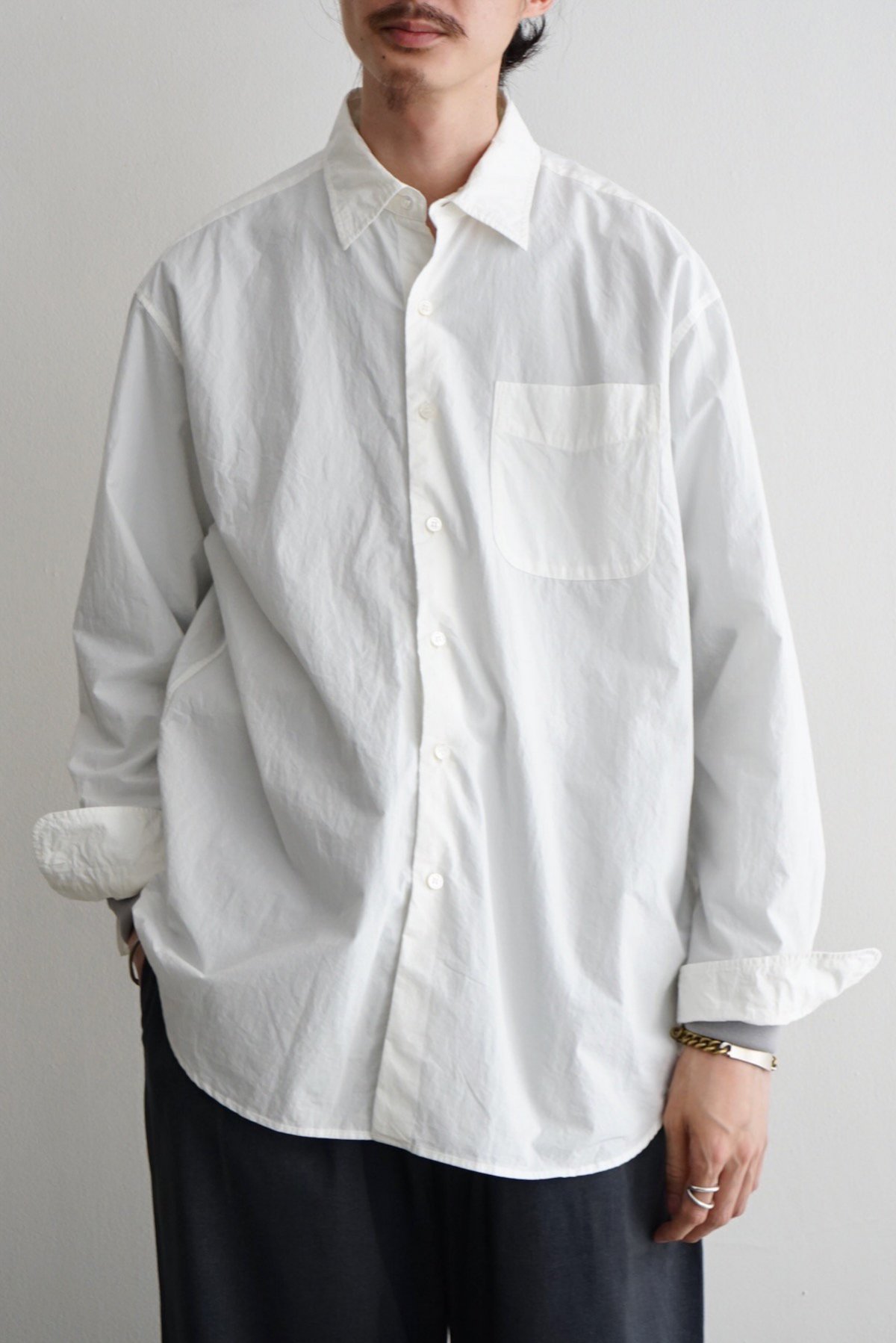 YOKO SAKAMOTO / Regular Collar Shirt / White