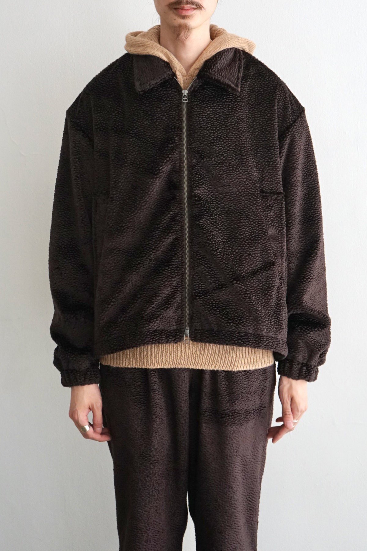 s.k. manor hill / Field Jacket / Dark Brown Baby Persia