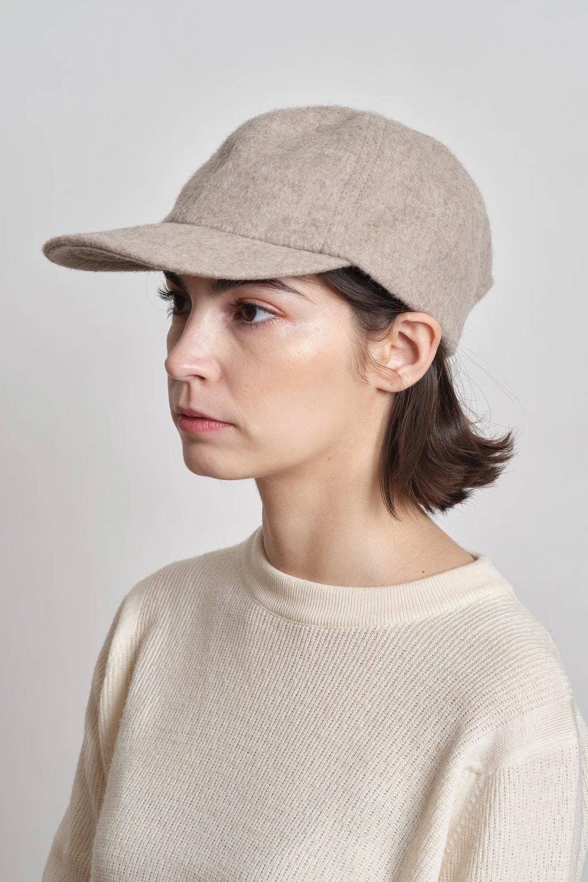 【Nine Tailor】Shaggy Solid Cap ベージュ Nine Tailor (ナインテイラー) Shaggy Solid Cap / シャギー