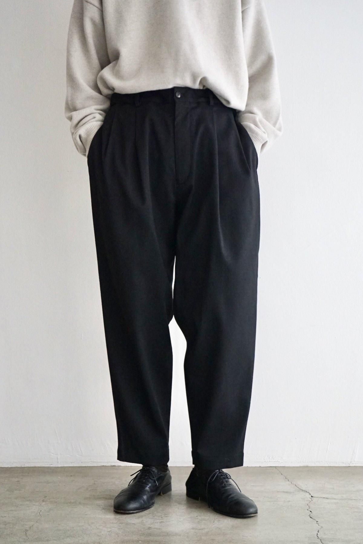 YOKO SAKAMOTO / Suit Tapered Trousers / Black