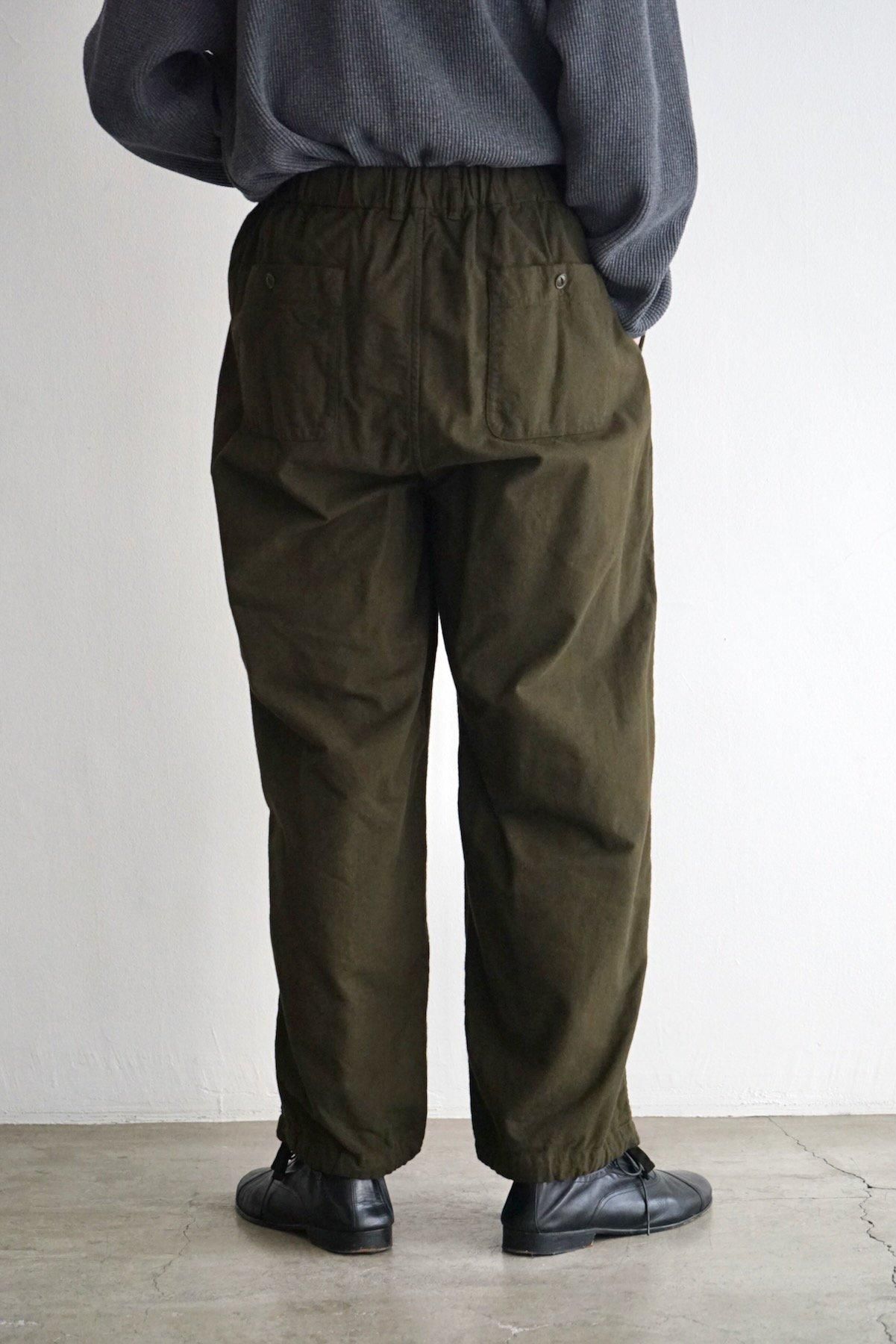 【修理あり】YOKO SAKAMOTO 23SS カーゴパンツ カーキ M 修理あり】YOKO SAKAMOTO 23SS カーゴパンツ カーキ M 修理あり