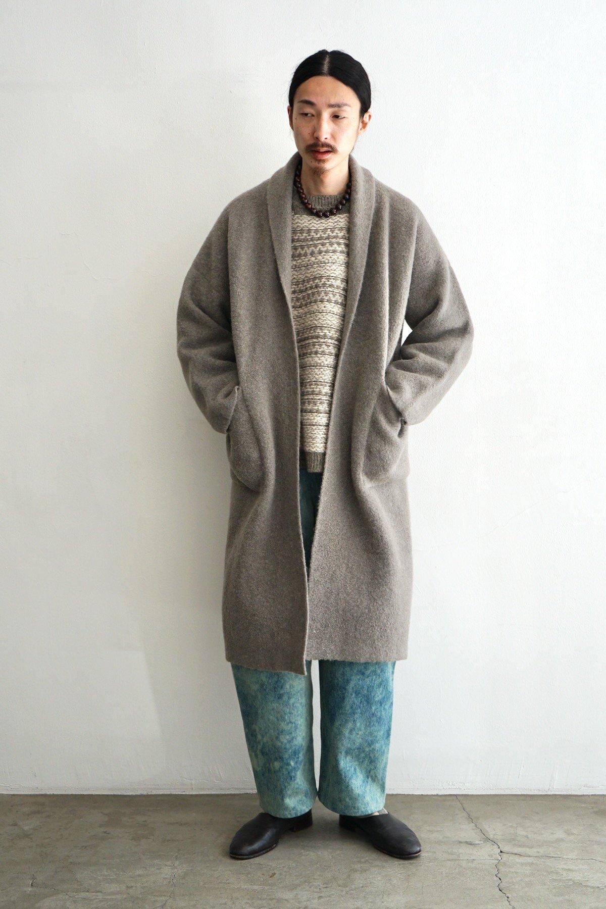 LAUREN MANOOGIAN / Double Face Long Coat / Concreate