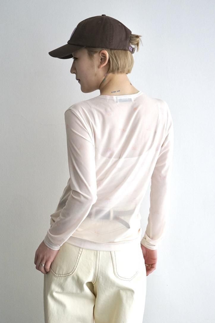KLOKE / Spring Mesh Long Sleeve / Ecru
