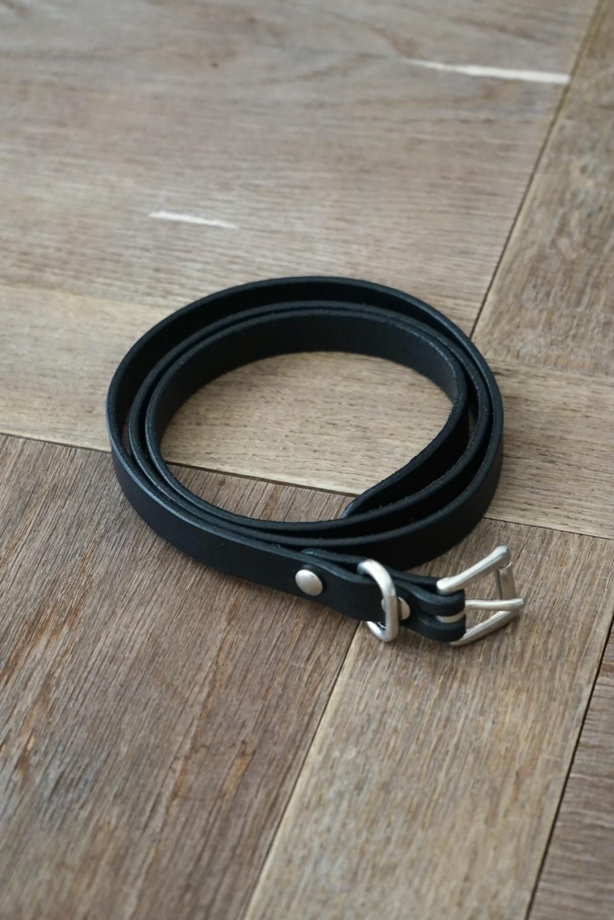 YOKO SAKAMOTO / Standard Belt Slim / Black*Silver