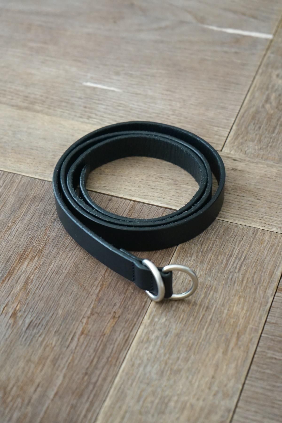 YOKO SAKAMOTO / Ring Belt Slim / Black*Silver