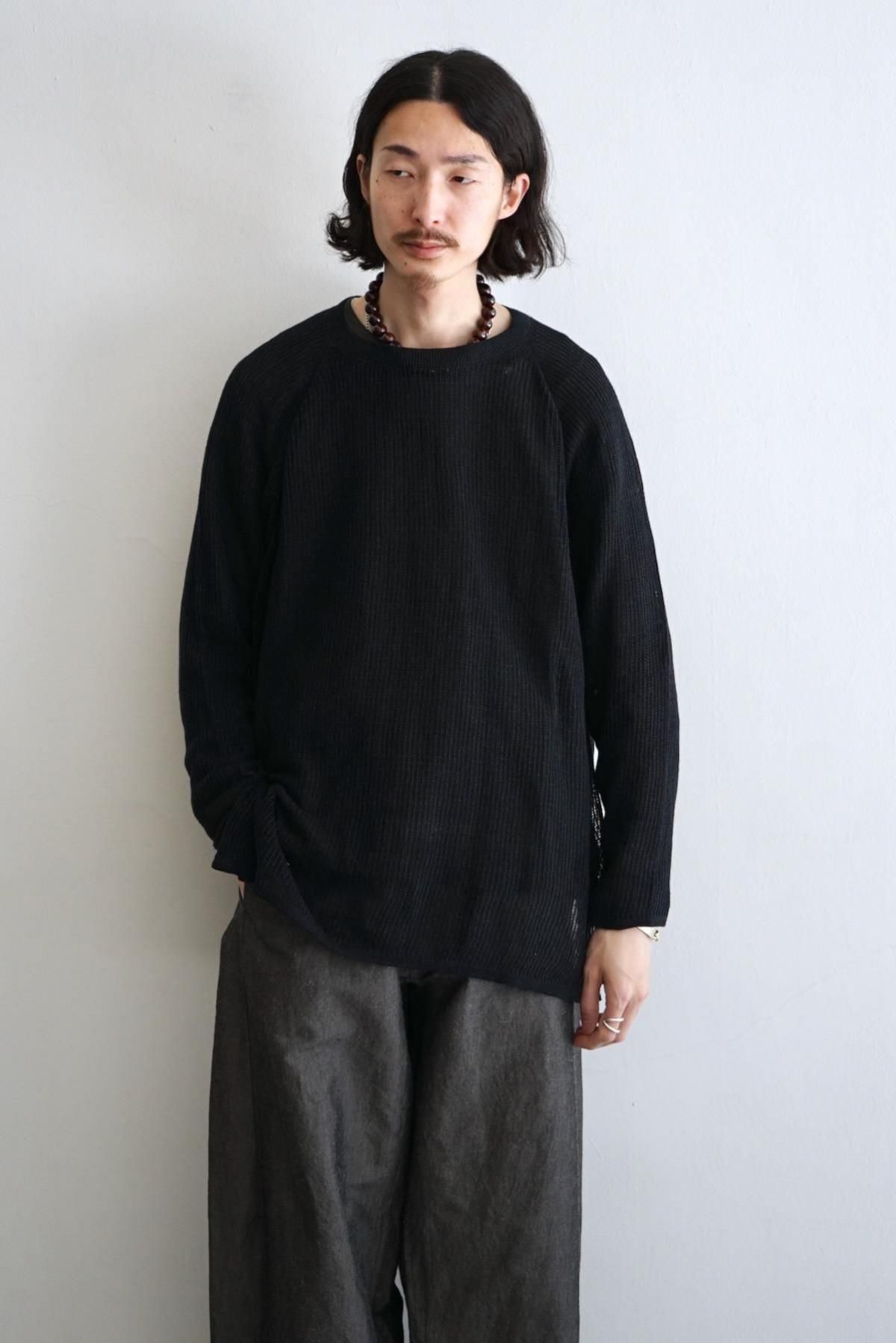 jan jan van essche ニット ヨウジヤマモト ユニセックス　黒 JAN JAN VAN ESSCHE / ヤン ヤン ヴァン エシュ / Oversized