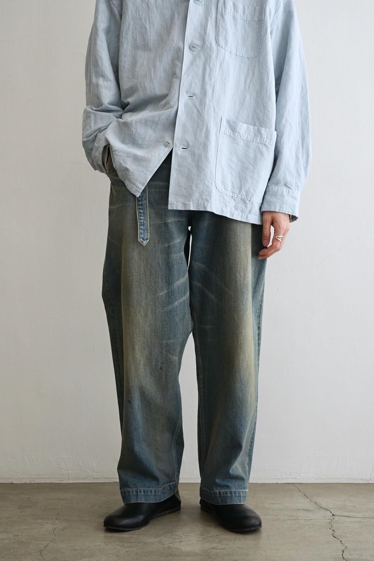 YOKO SAKAMOTO / Belted Trousers / Vintage Indigo