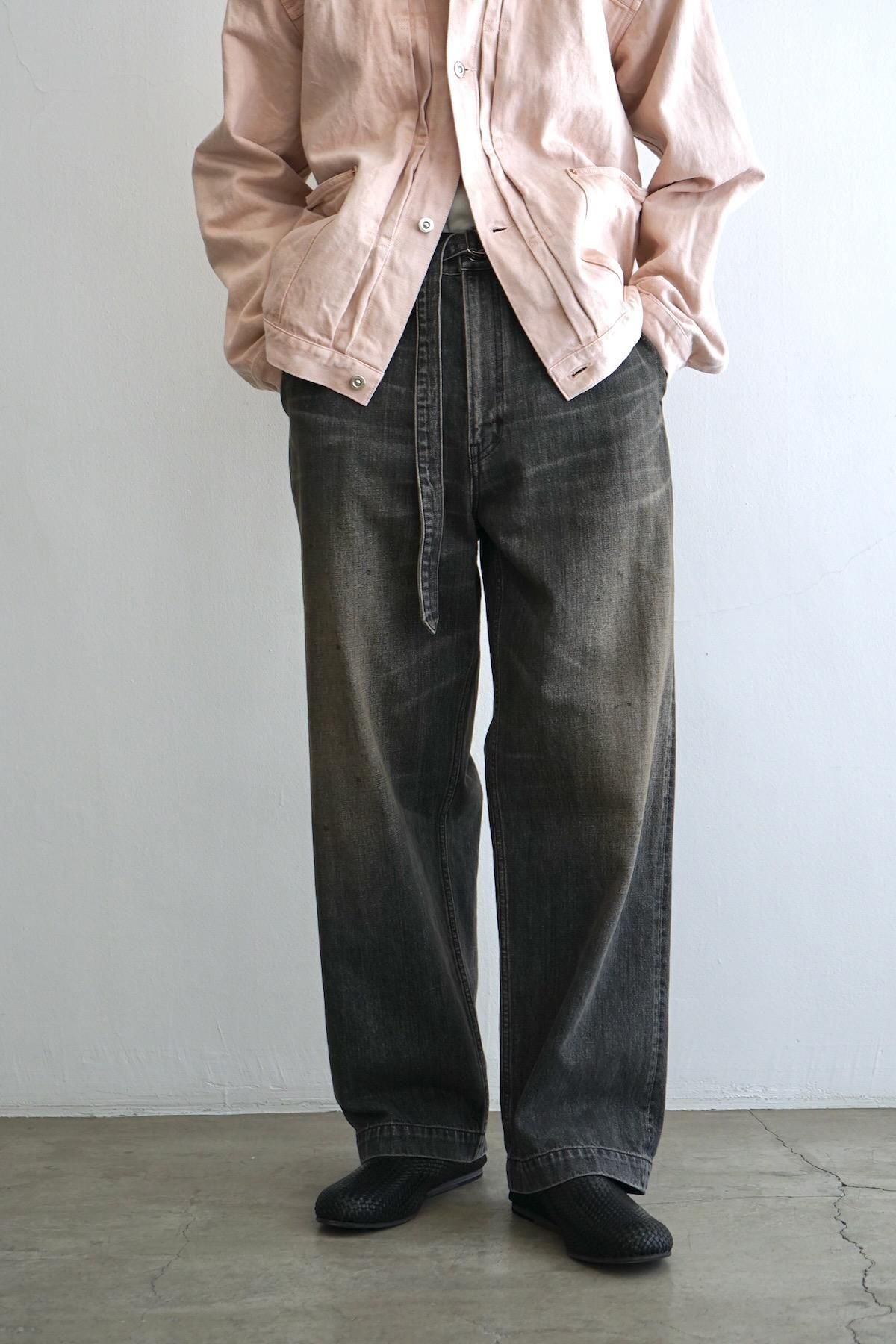 YOKO SAKAMOTO / Belted Trousers / Vintage Black