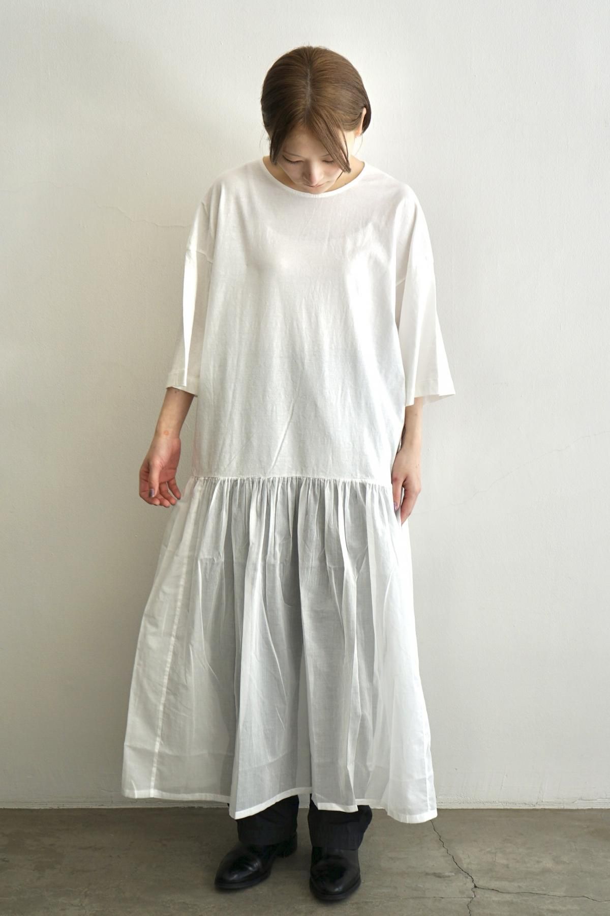 COSMIC WONDER / Tangis cotton t-shirt dress /  White