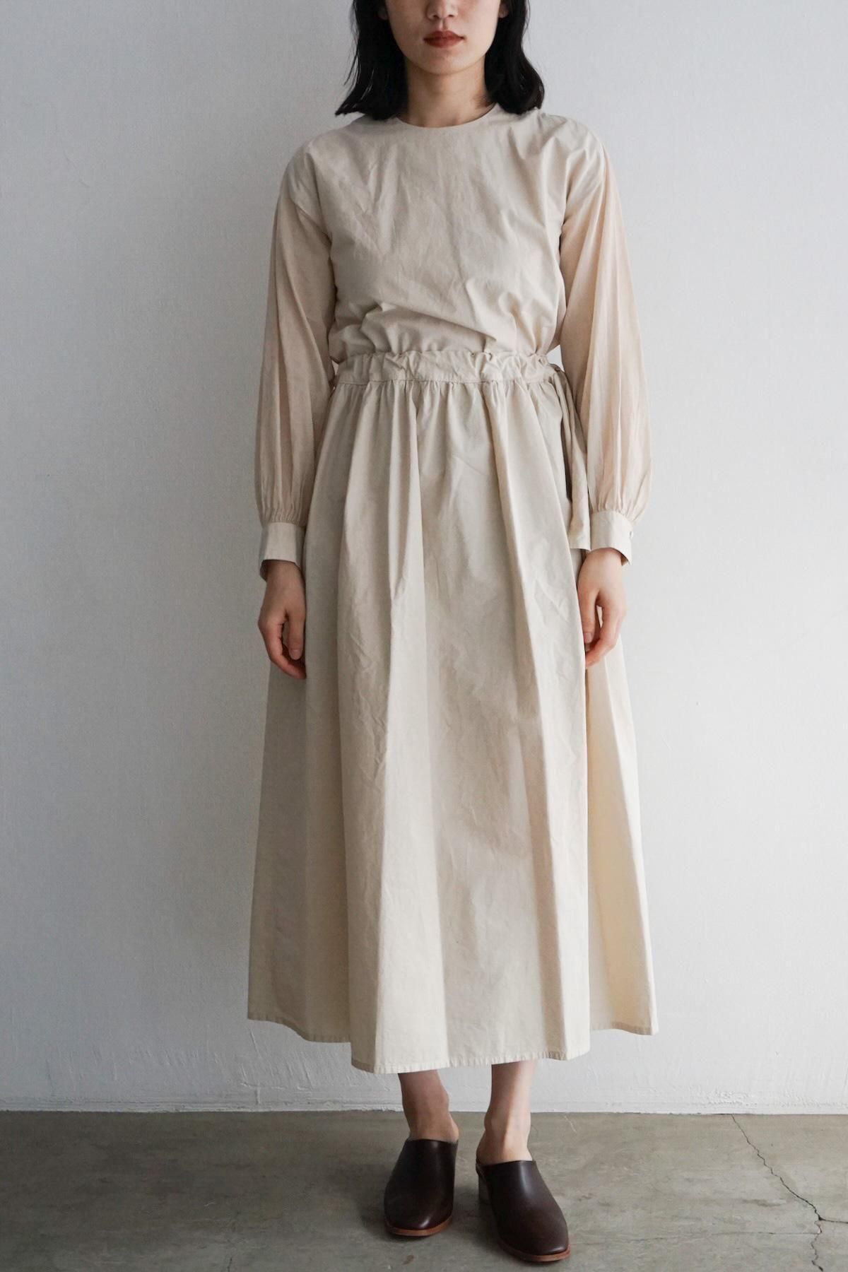 COSMIC WONDER / Organic Cotton Broadcloth Farmer Dress / Citron Ash