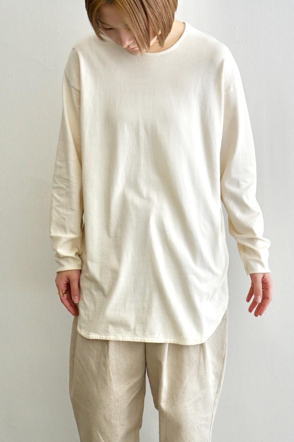 COSMIC WONDER / Organic Cotton Long Sleeve Pullover / Natural