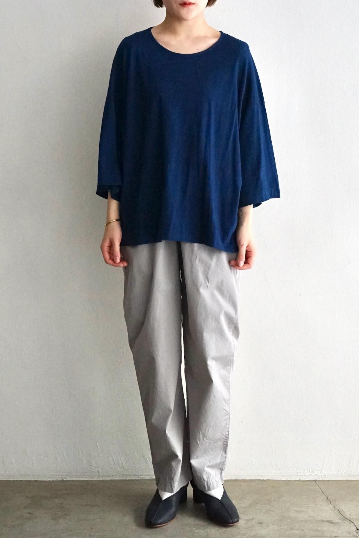 COSMIC WONDER / Tangis Cotton T-Shirt / Ryukyu indigo