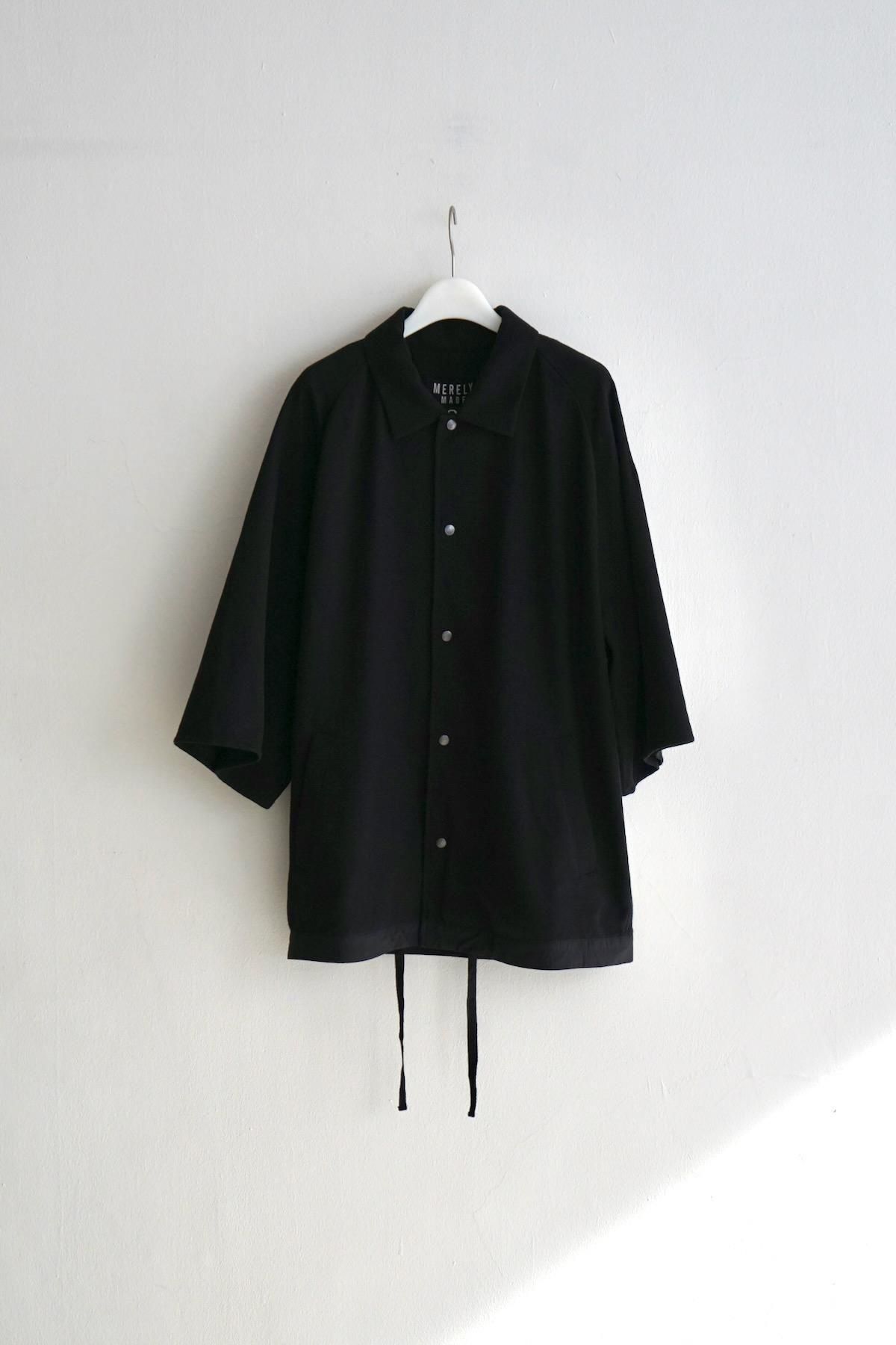 MERELY MADE / Raglan Cape Shirts / Black