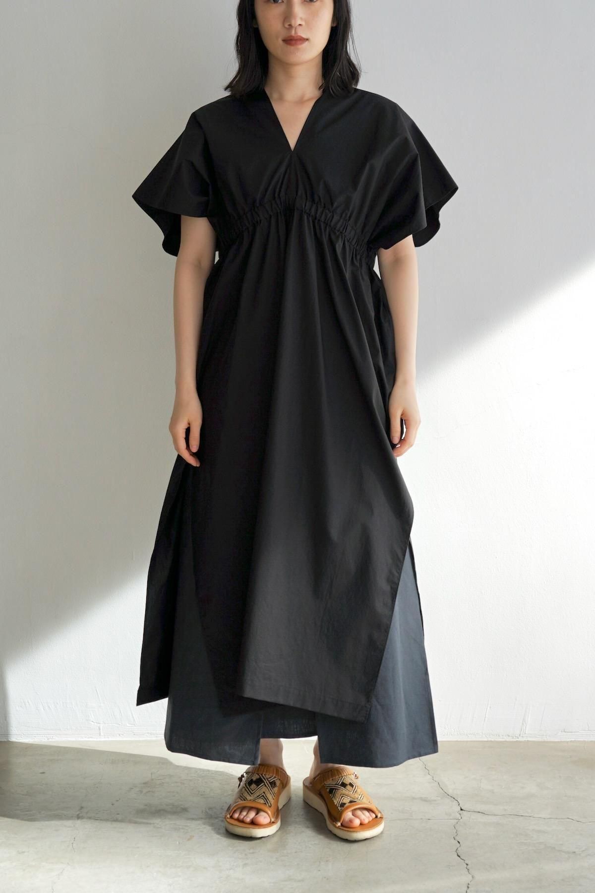 WONDER FULL LIFE / Neo Kaftan Dress / Black