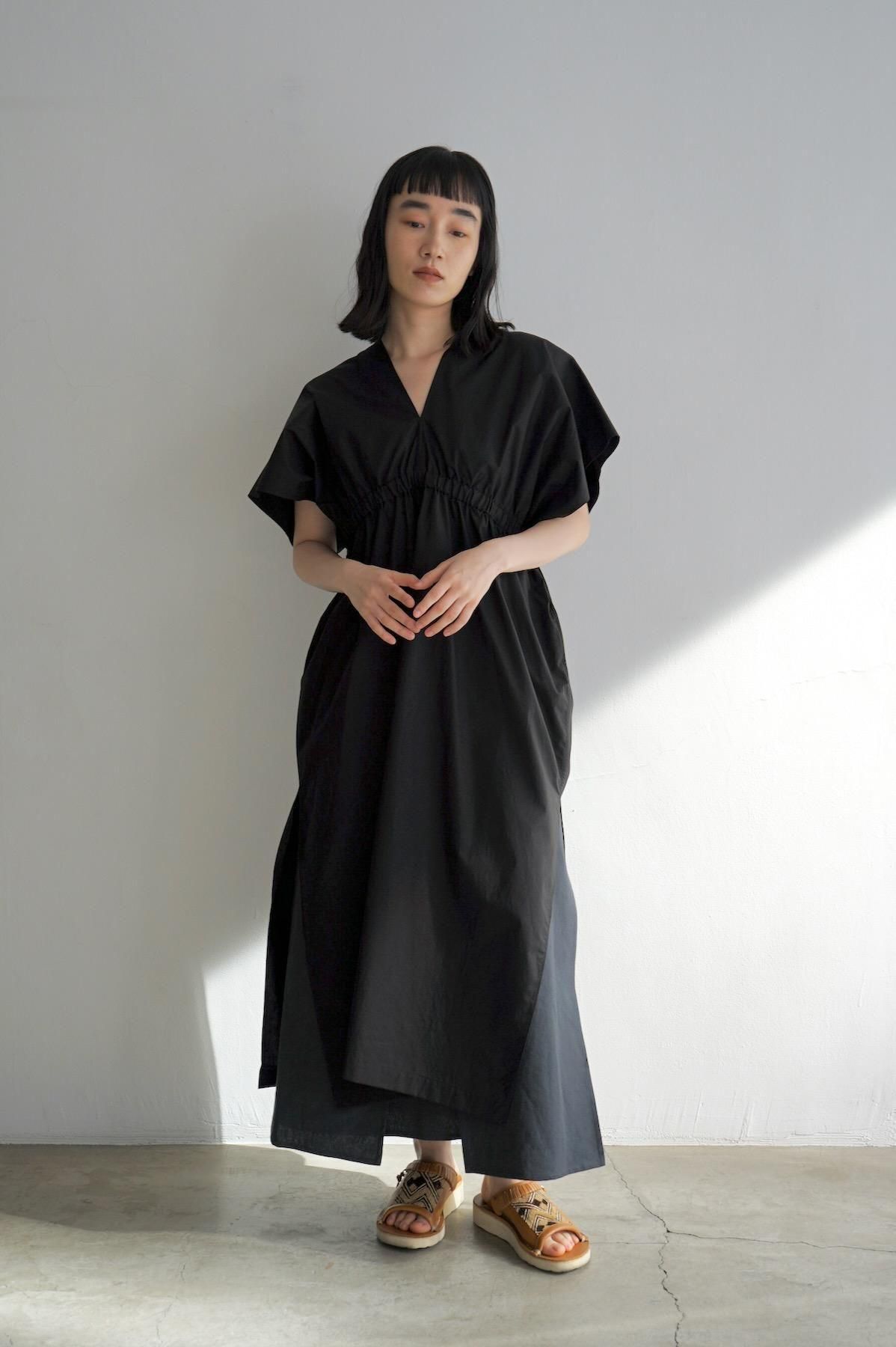 WONDER FULL LIFE / Neo Kaftan Dress / Black