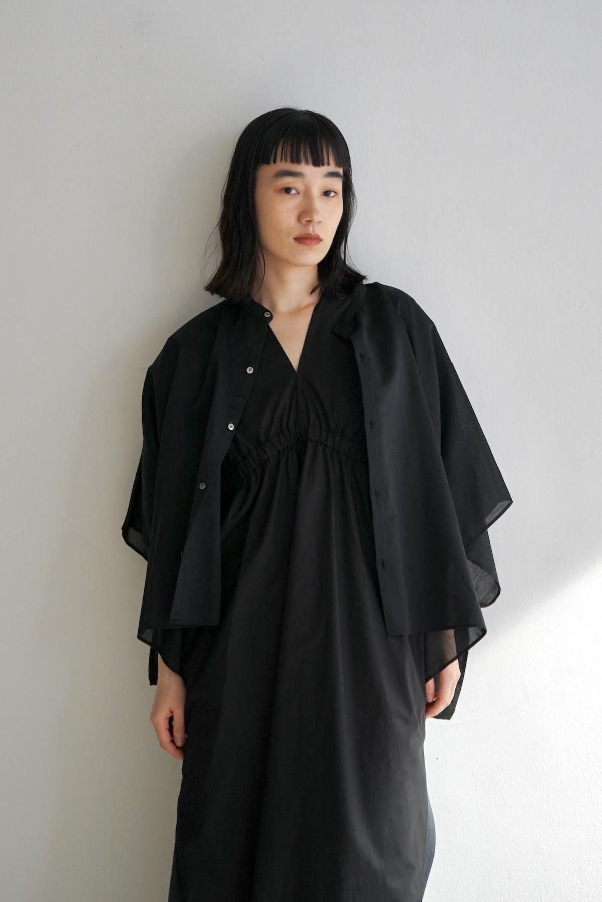 WONDER FULL LIFE / Dual Blouse / Black