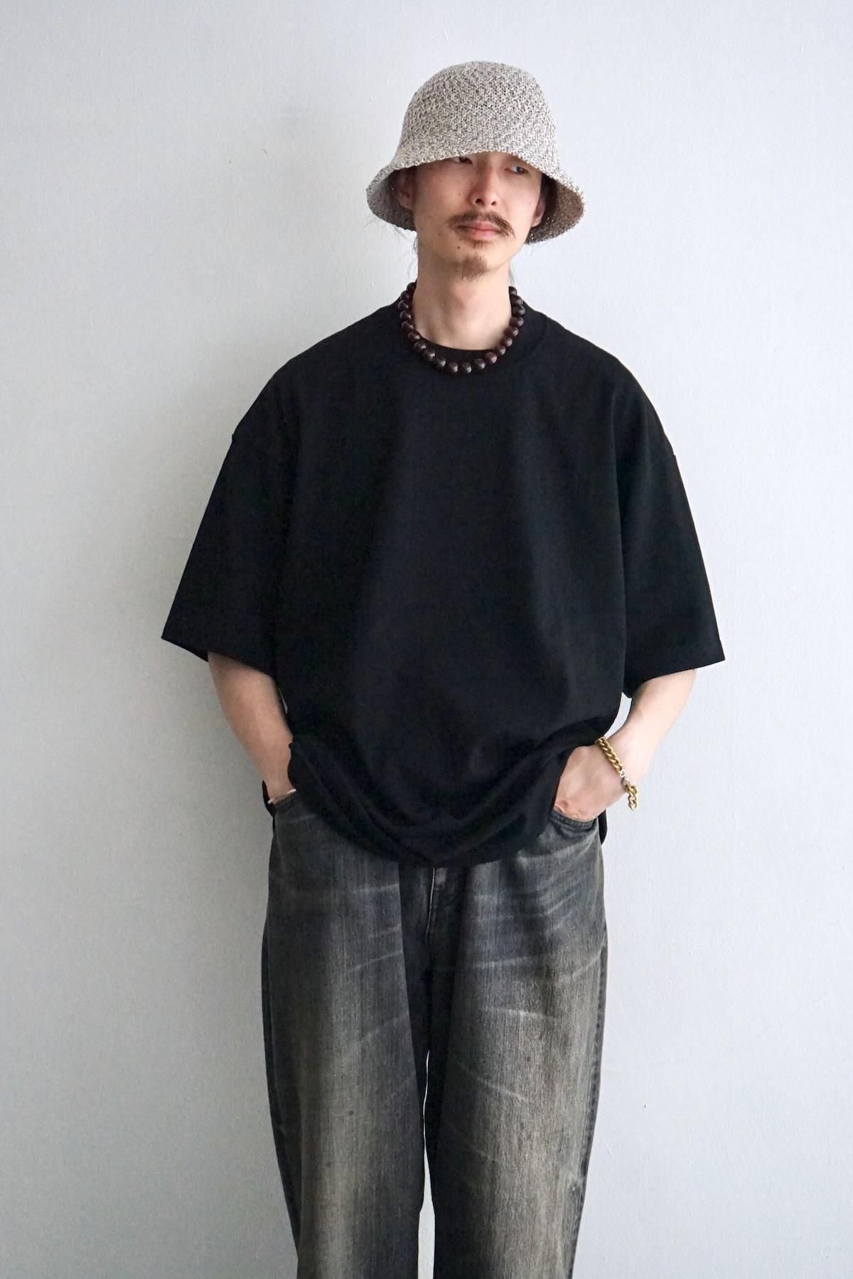 Yoko Sakamoto 'Big Long Sleeve T-Shirt' (Black Rice Cotton