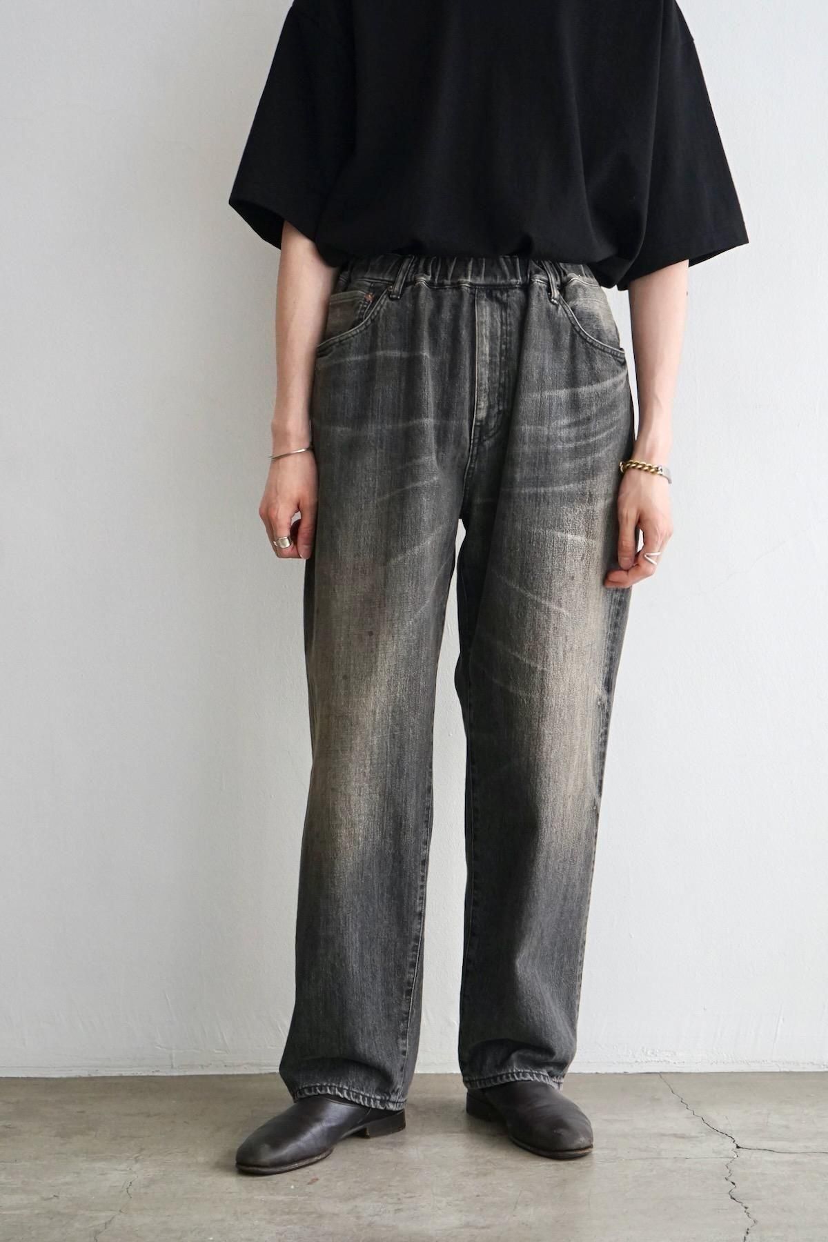 YOKO SAKAMOTO / 5 Pocket Easy Pants / Vintage Black