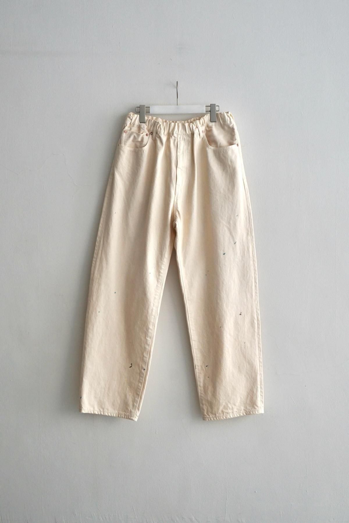 YOKO SAKAMOTO / 5 Pocket Easy Pants / Painter White