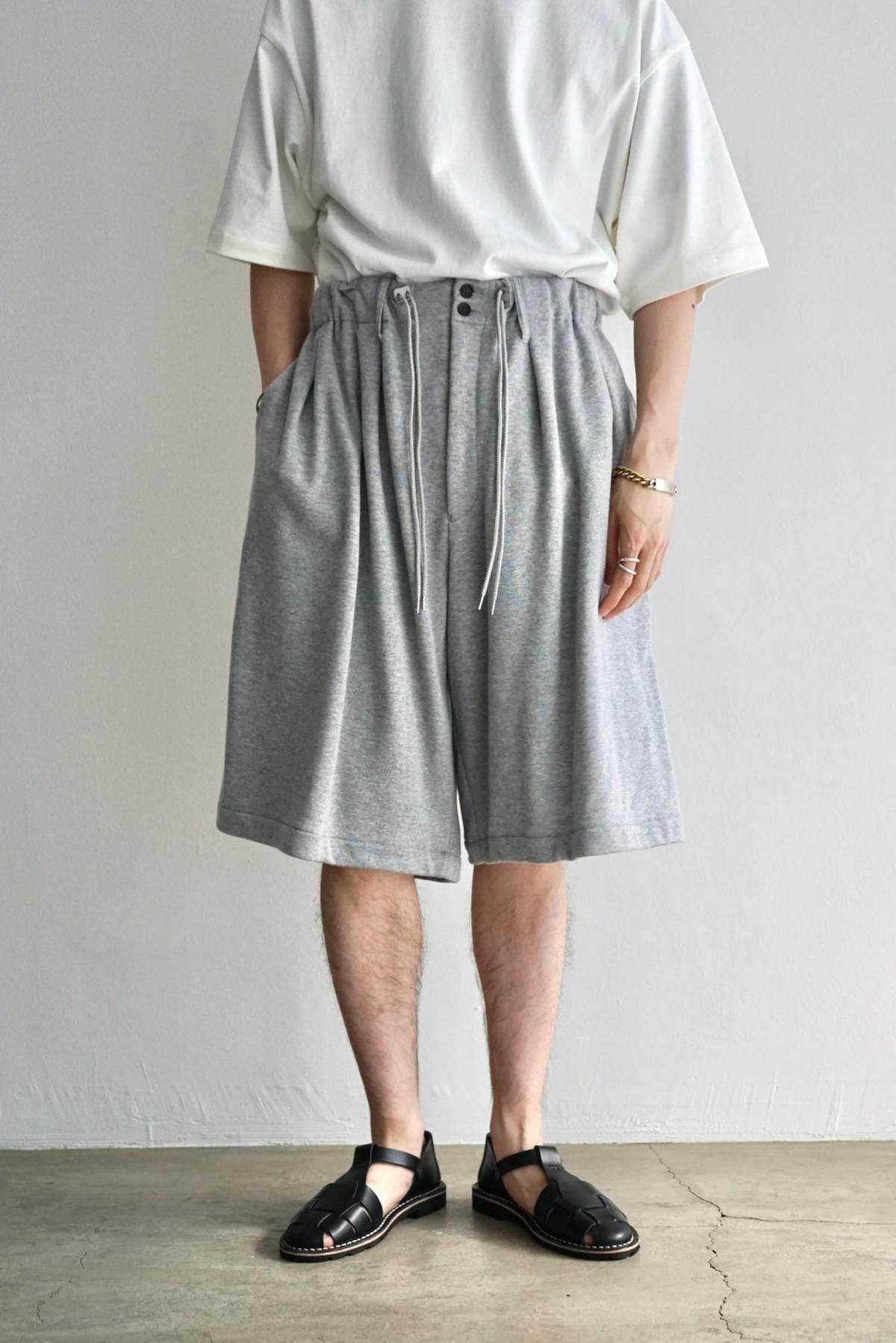 Sillage / SLEC-CSHLW-GR / Loop Wheel Circular Short Pants / Grey