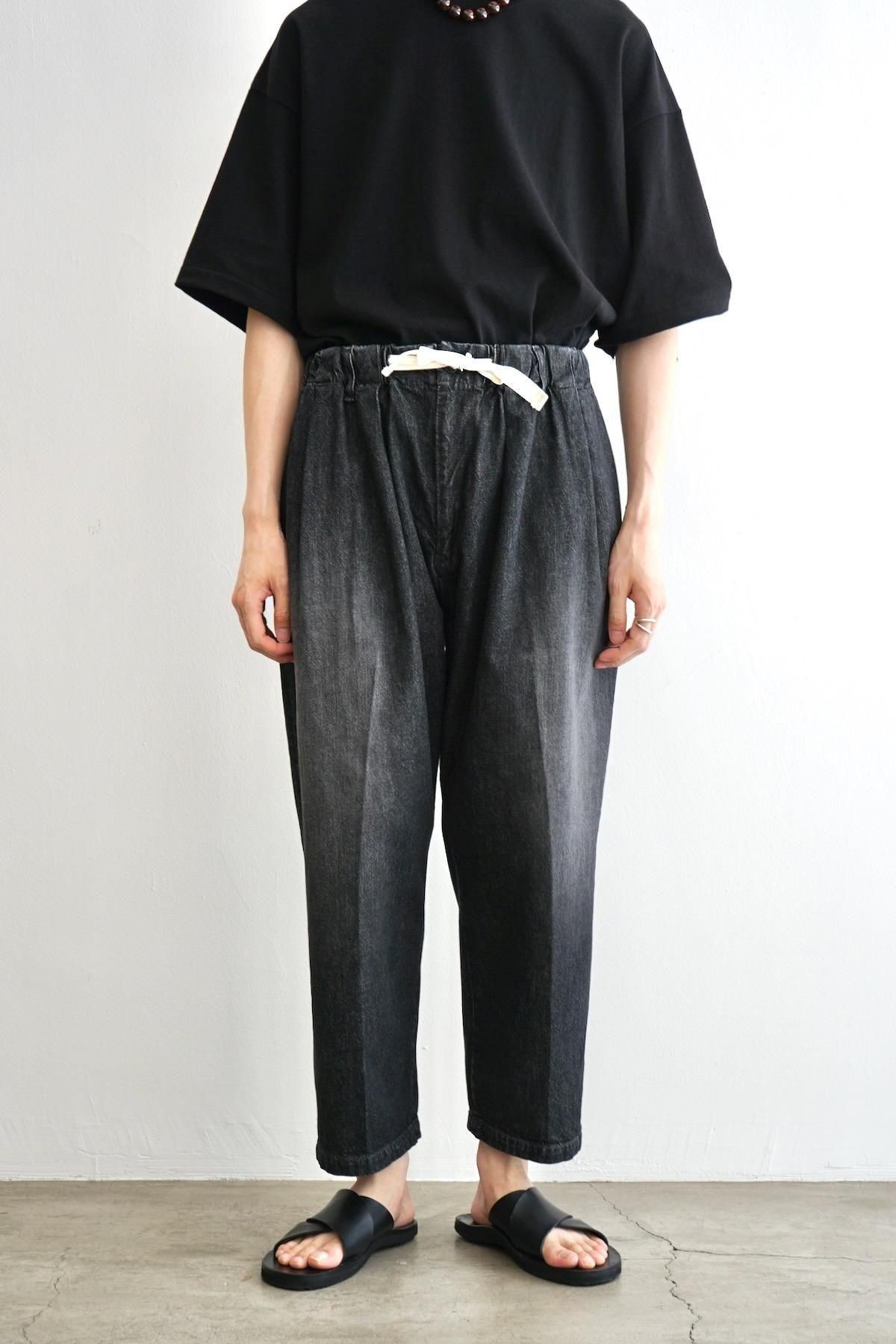 もちこ様　　soyy. Urake ribcut pants MKI MIYUKI ZOKU Chunky Rib Knit Wide Leg Joggers Black