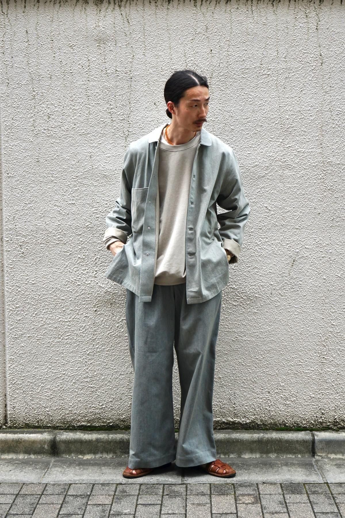 LAUREN MANOOGIAN / Gallery Jacket / Dirty Blue