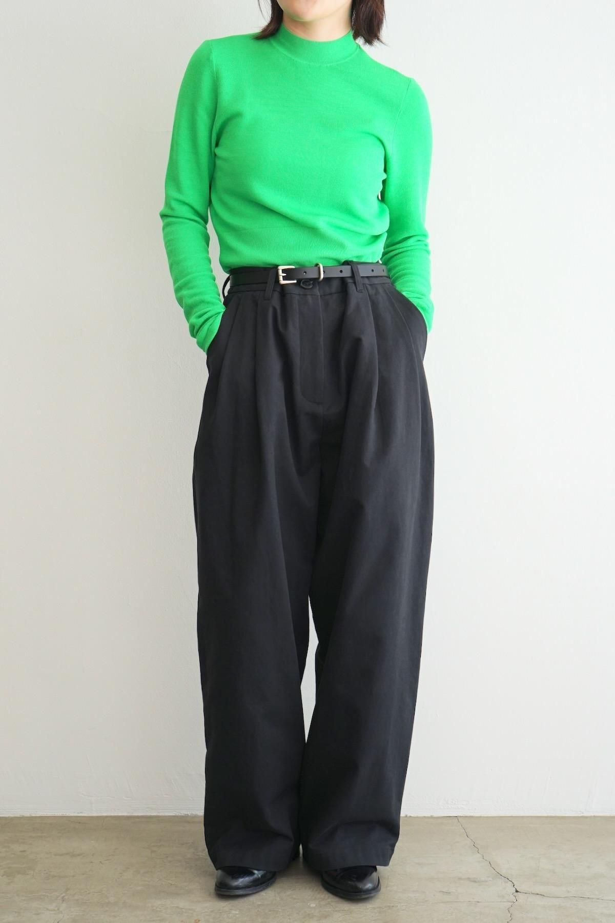 KLOKE /  Seleno Pleat Pant / Black