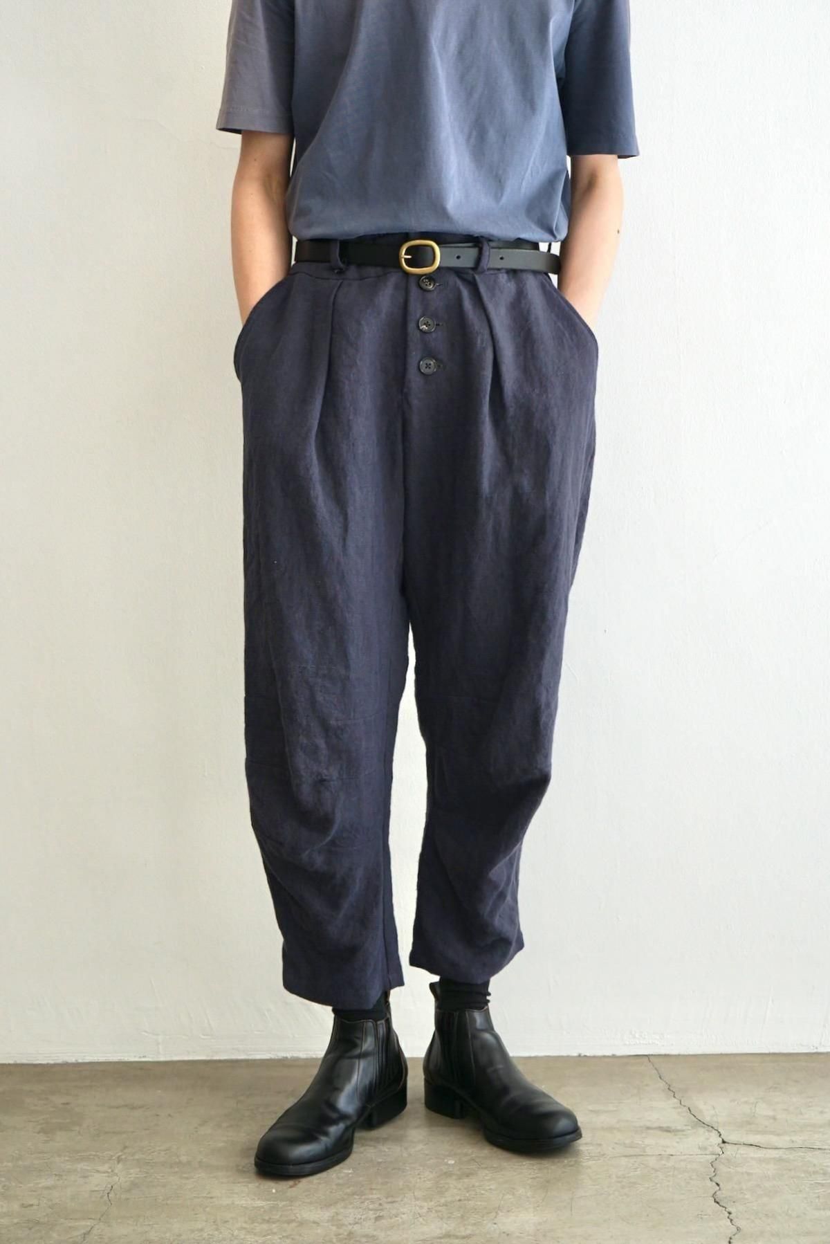 Associated Studies / Typesetter Trousers / Grey Navy