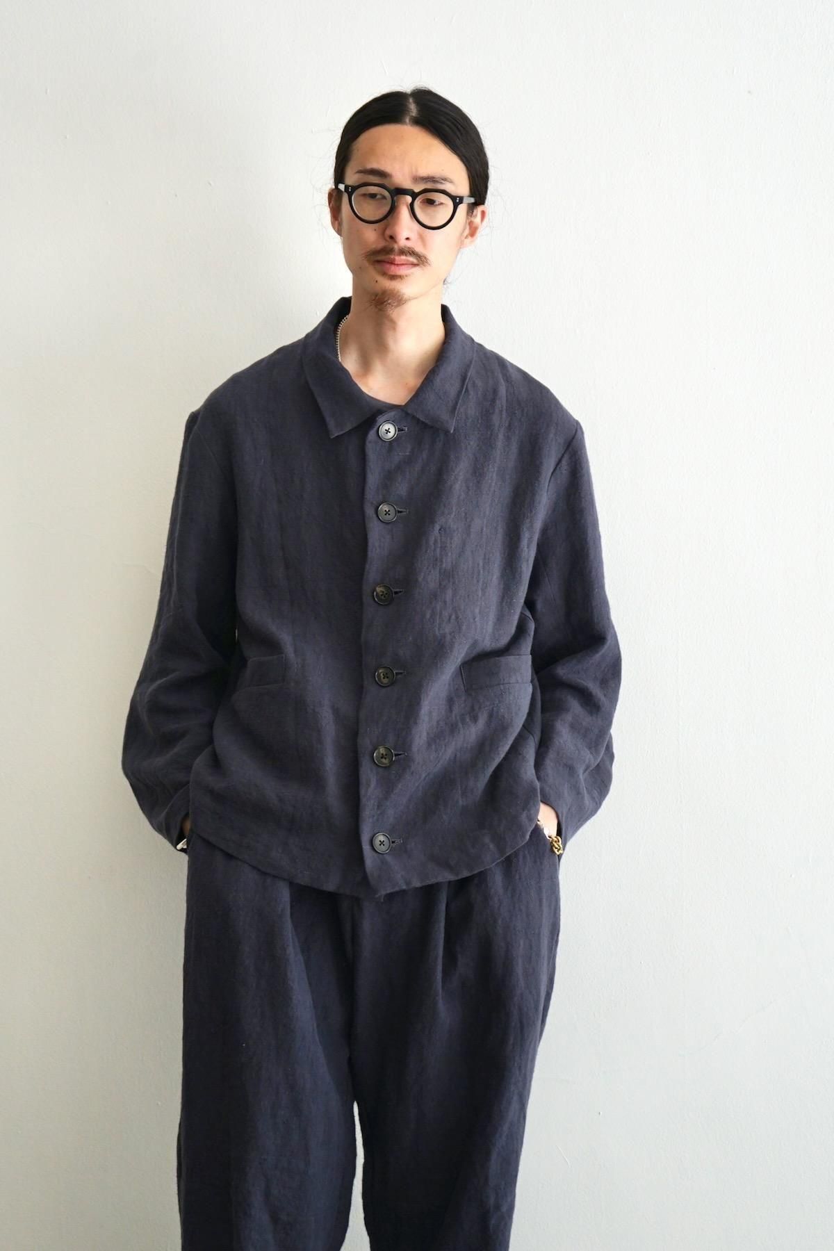 Associated Studies / Typesetter Jacket / Grey Navy