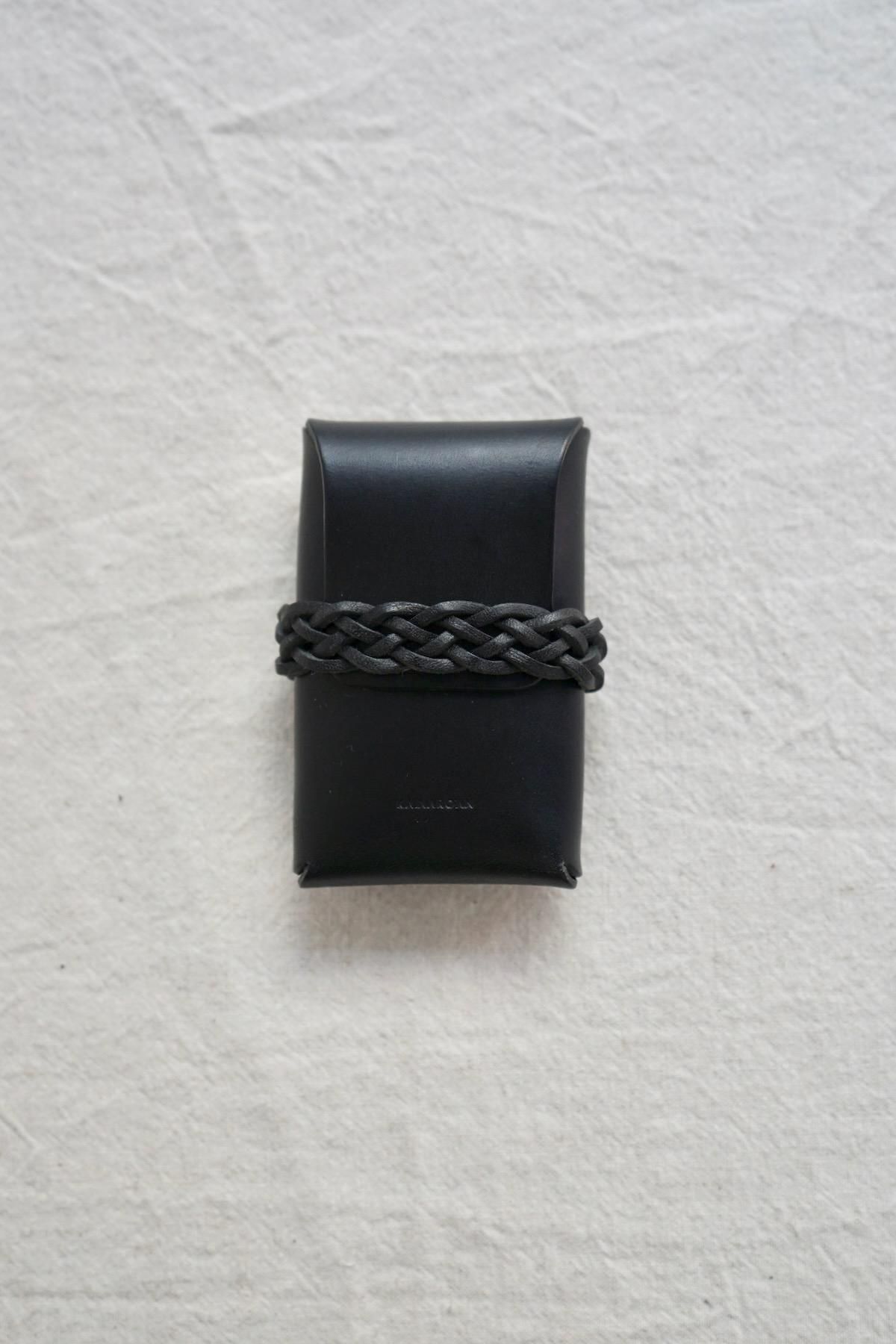 Kamaro'an / Woven Card Case / All Black