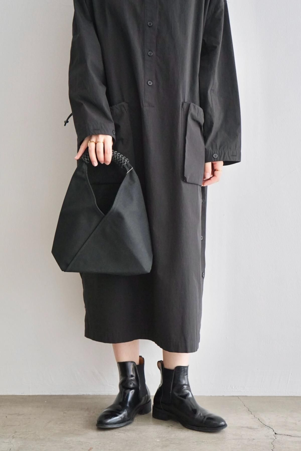 カマロアン　アトモバッグ　再掲 Kamaro'an / Woven Triangle Bag 36 / All - Black