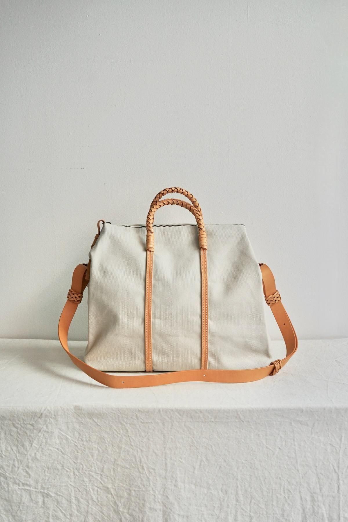 Kamaro'an / Woven Duffle Bag 35 / Ivory