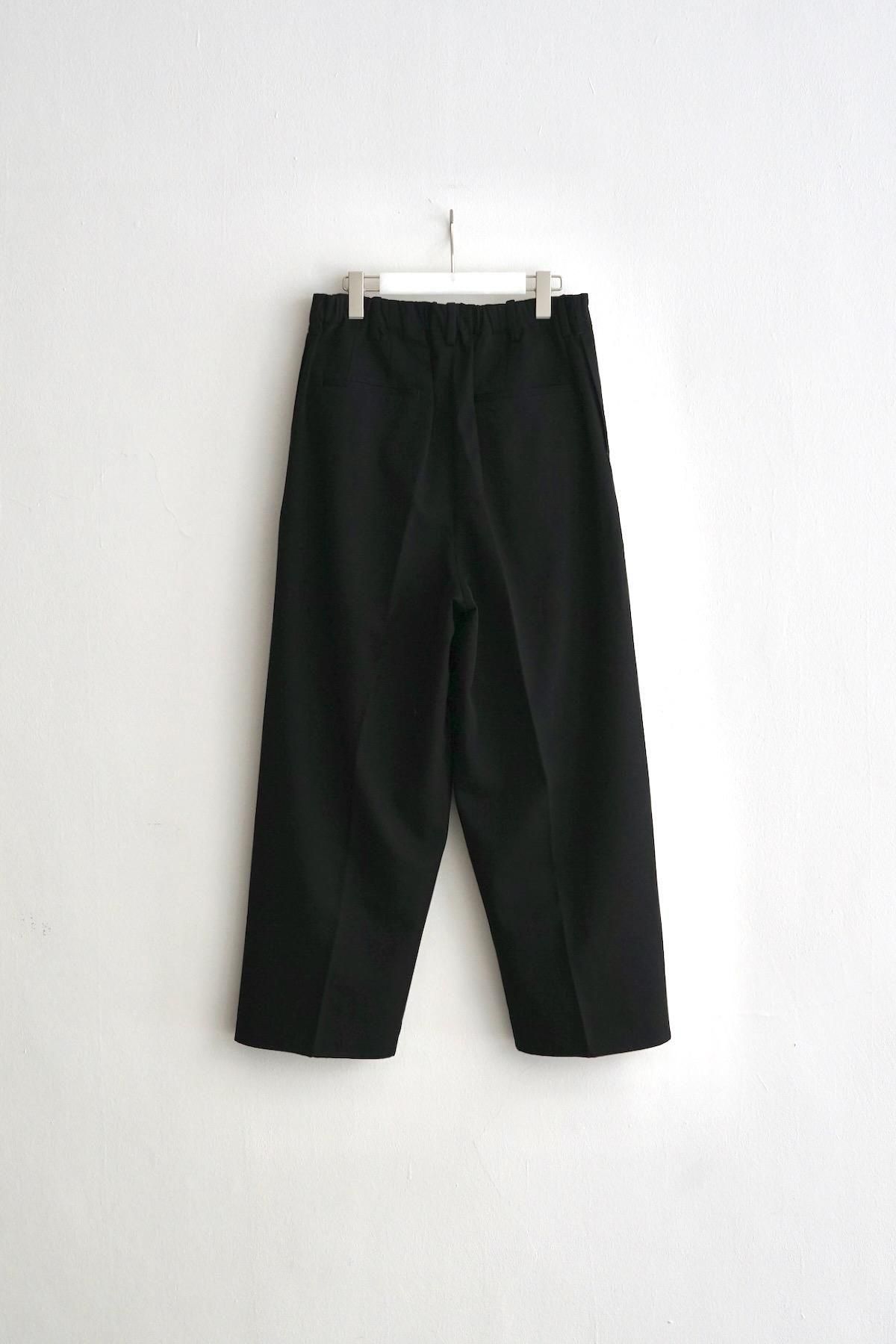 nonnotte / ノノット / Draping Crotch Box Pleats Trousers【Nid