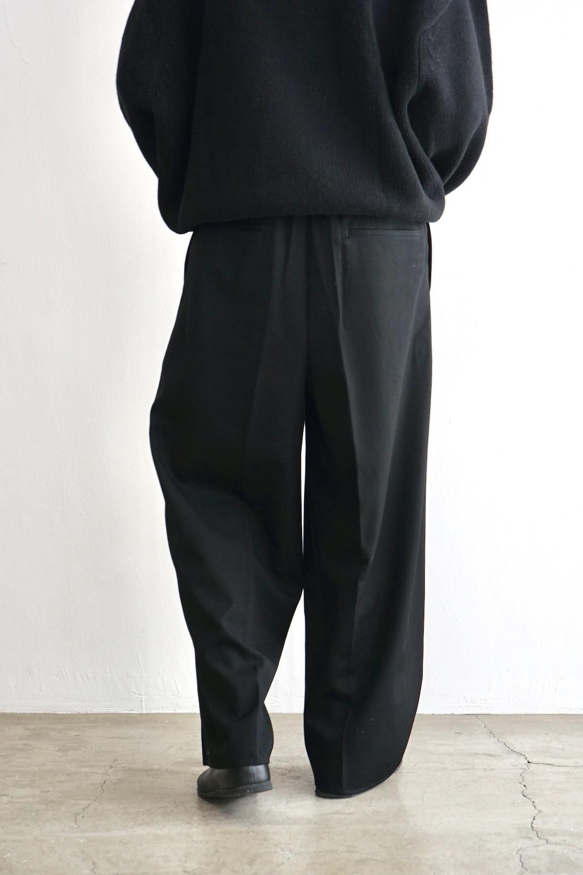 パンツ nonnotte Box Pleats Trousers nonnotte / ノノット / Draping Crotch Box Pleats Trousers【Nid
